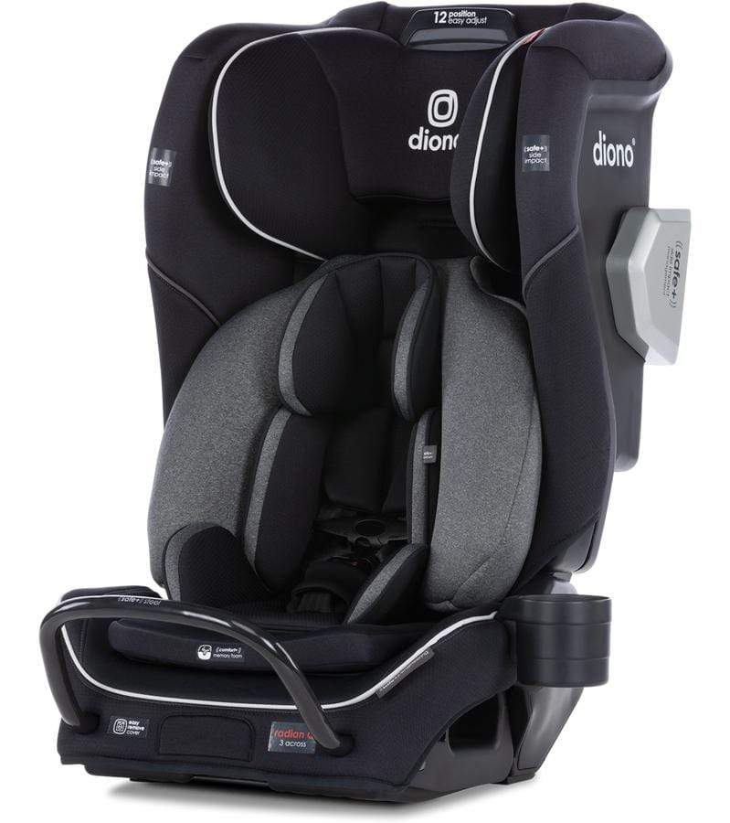 Diono Radian 3QXT All-in-One Convertible Car Seat with LATCH System - Safe & Comfortable for Infants to Toddlers - Perfect for Travel, Daily Commute & Family Road Trips