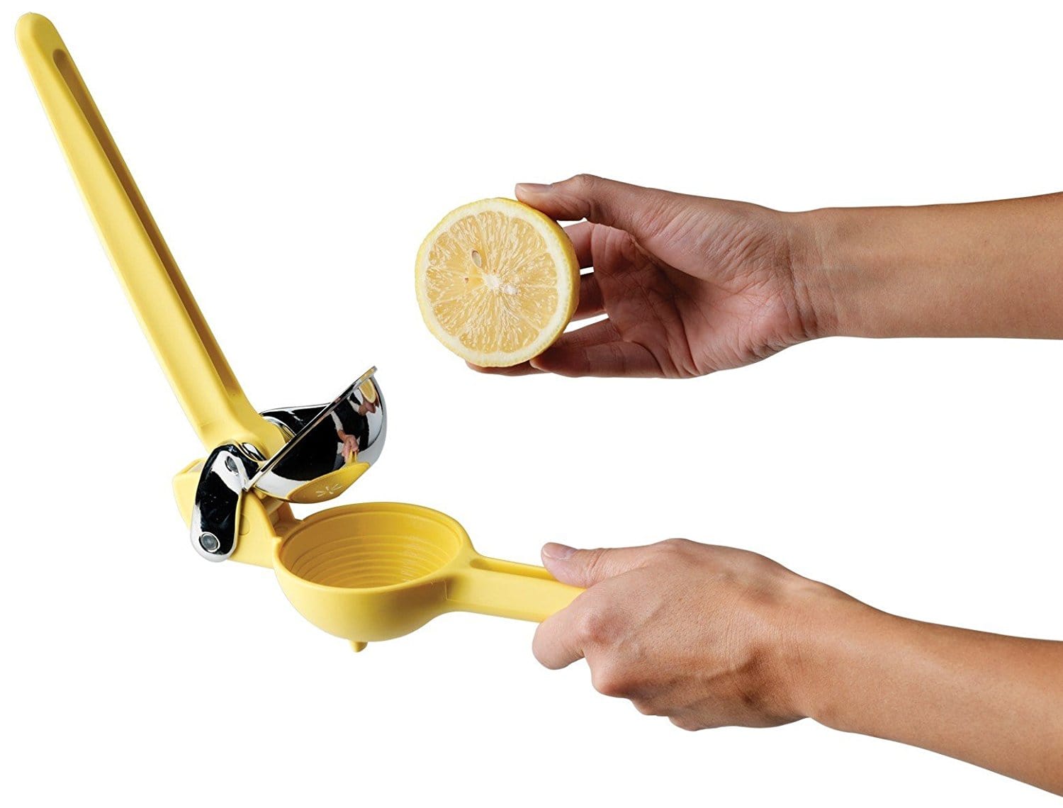 Chef'n Fresh Force Citrus Juicer - Manual Orange Lemon Lime Squeezer for Fresh Juice - Perfect for Kitchen, Breakfast & Healthy Drinks