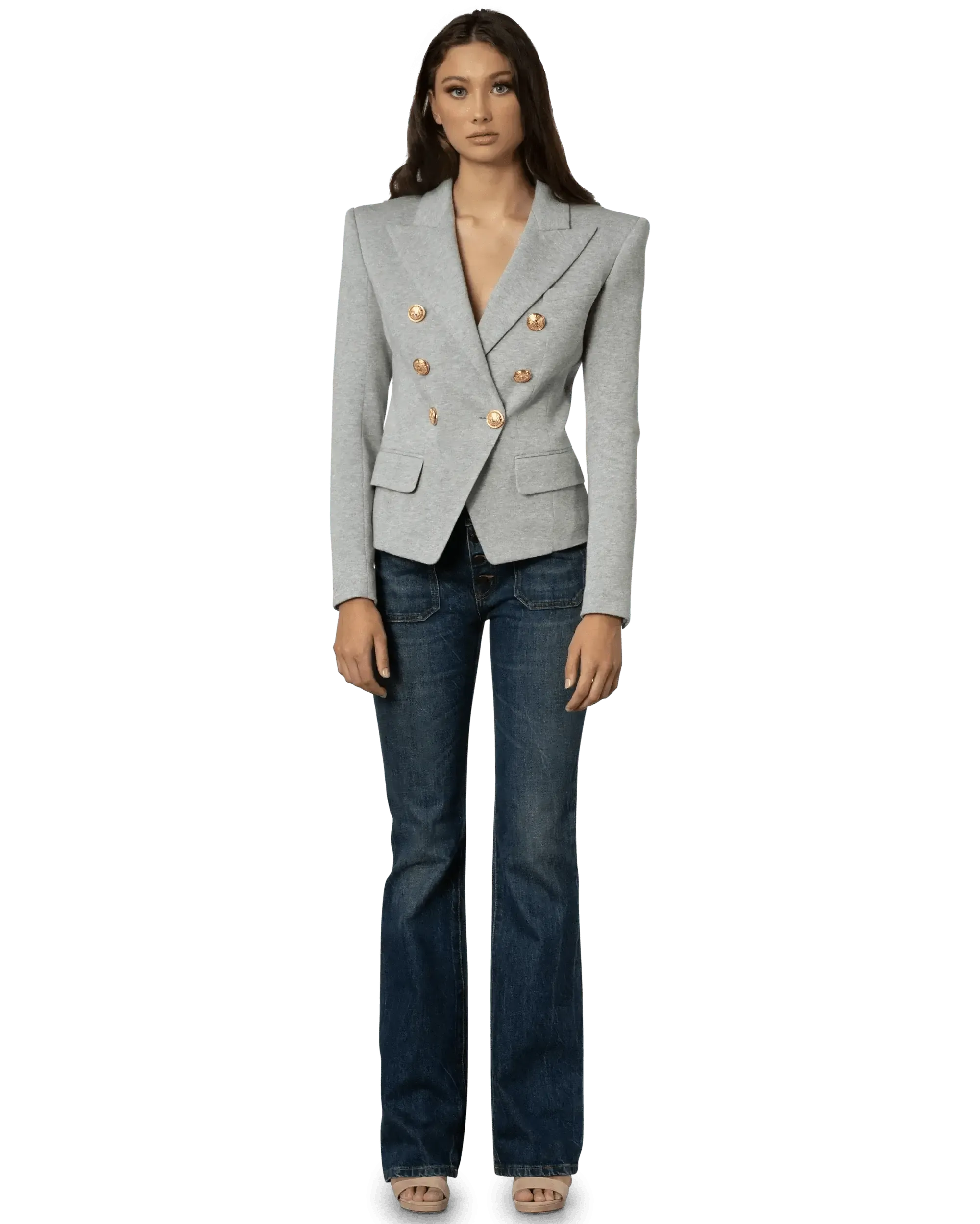 Stylish Double Breasted Blazer for Men & Women - Formal Business Suit Jacket for Office, Wedding & Special Occasions