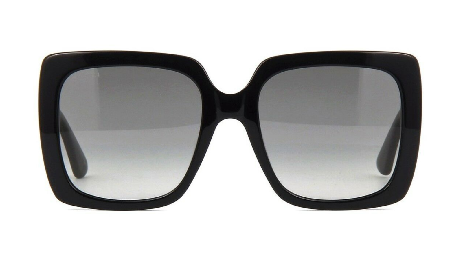 Gucci GG0418S 001 Square Frame Women's Sunglasses with Grey Lenses - Stylish UV Protection Shades for Women, Perfect for Outdoor Activities, Beach Vacations & Fashion Statements