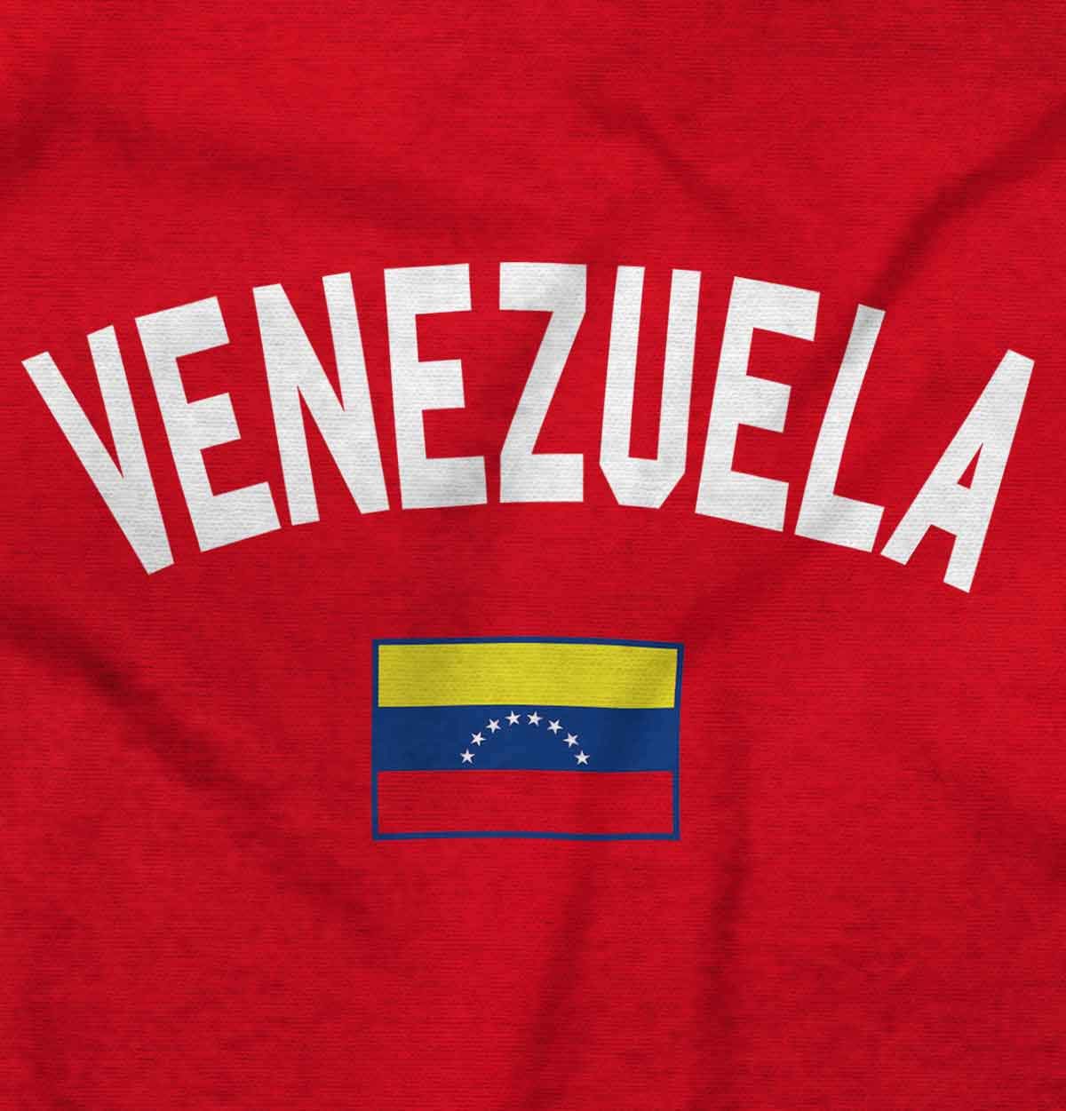 Brisco Brands Venezuela Flag Soccer Fan Tank Top T-Shirt for Men & Women - Perfect for World Cup, National Pride & Sports Events