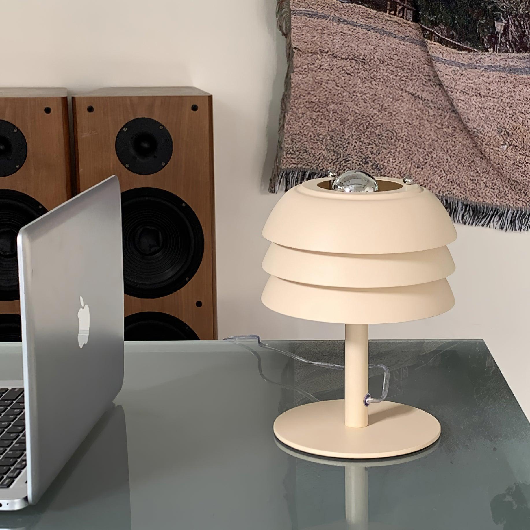 Aulenti Table Lamp - Modern LED Desk Light for Home Office, Bedroom & Living Room | Adjustable Brightness, Energy Saving & Stylish Design