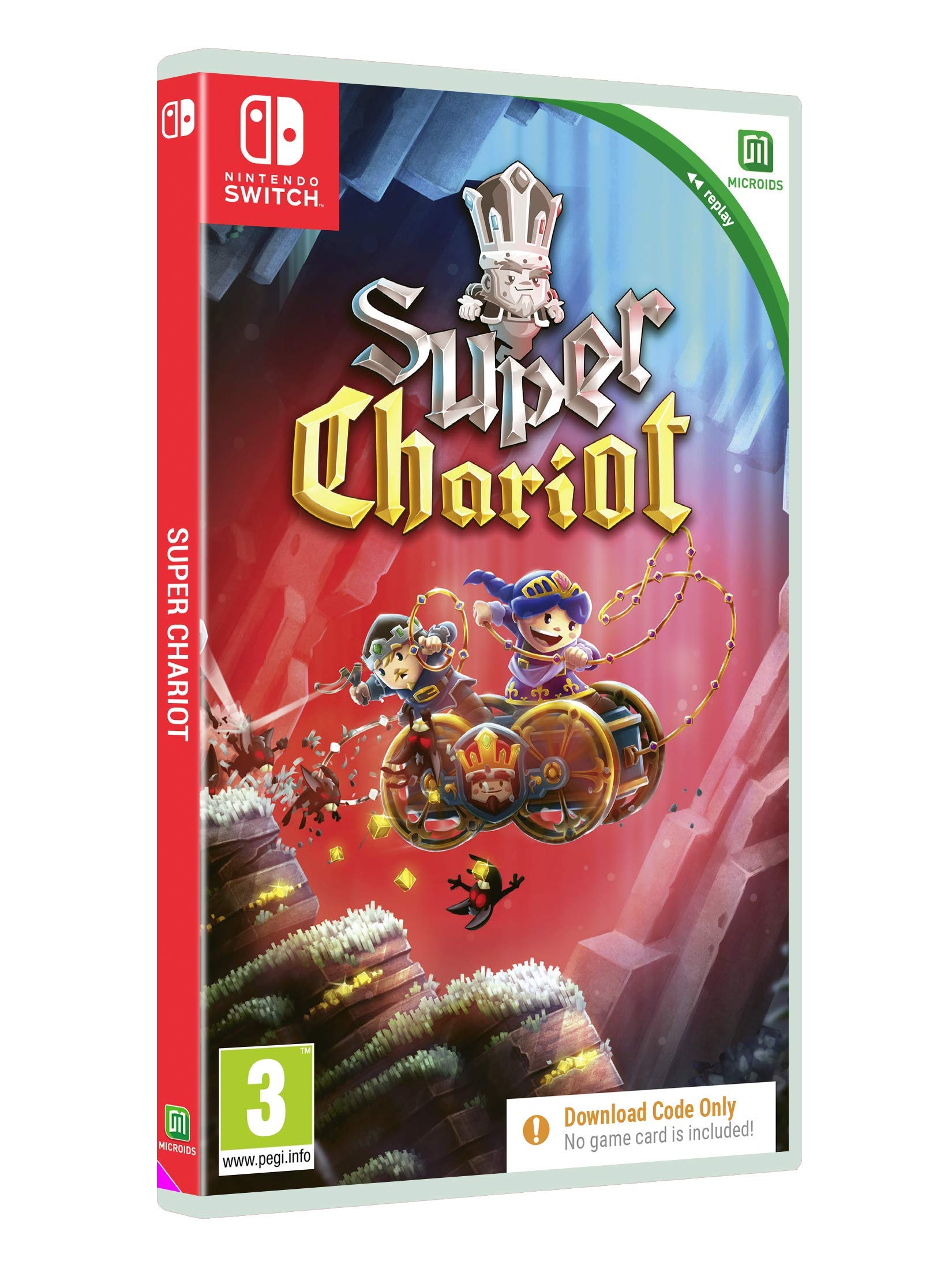 Super Chariot Racing Game for Nintendo Switch - Fast-Paced Multiplayer Fun for Family & Friends Game Nights