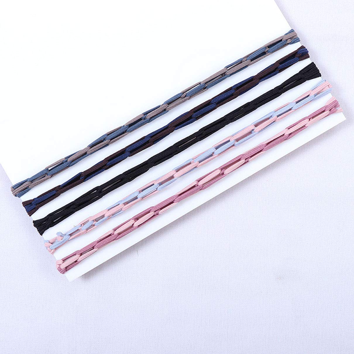 10 Pcs Braided Hair Ties for Women - Soft Ponytail Holders & Hair Elastics - No Slip Hair Bands for Workout, Yoga, Running & Daily Styling