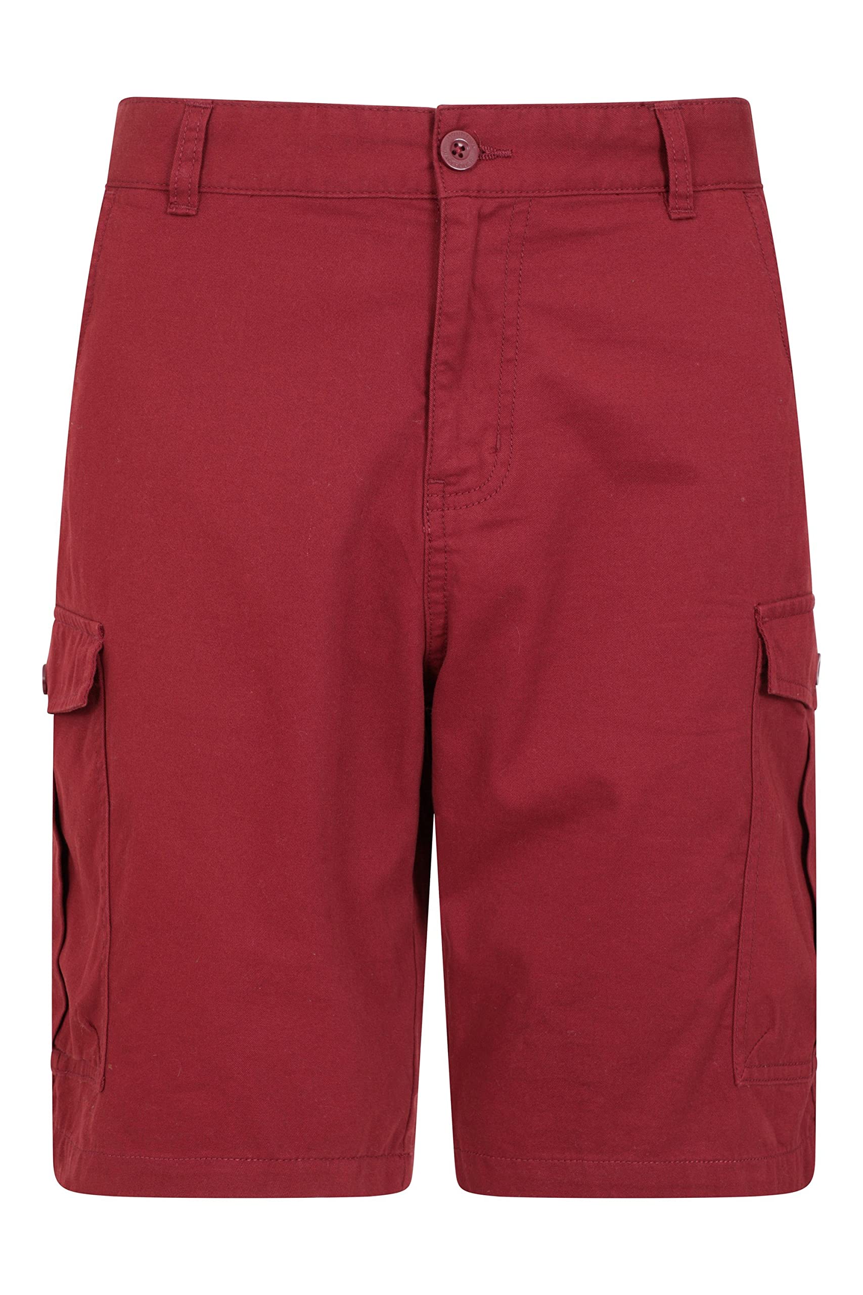 Mountain Warehouse Men's Twill Cotton Cargo Shorts - Comfortable Outdoor Hiking & Casual Wear for Summer Adventures