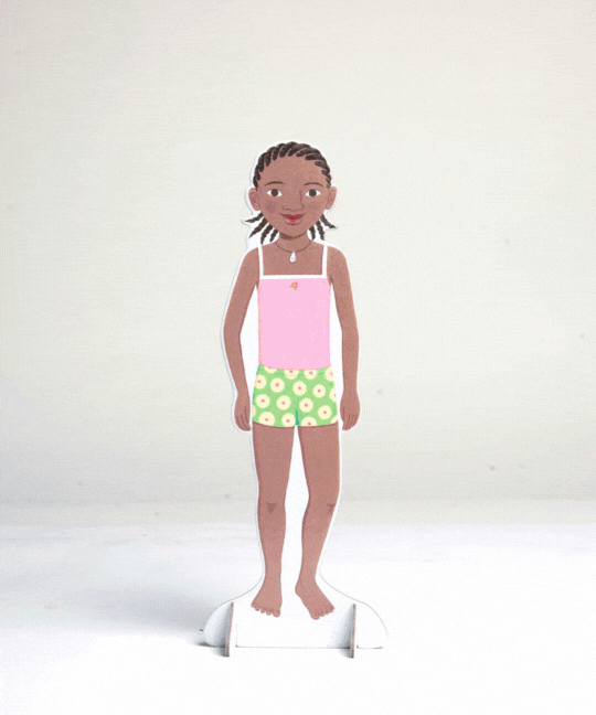 Thoughtful Girl Paper Dolls Set - Explorer & Botanist Costumes for Kids | Pretend Play, Educational Toys, Birthday Gifts for Girls | Perfect for Role Playing, Storytelling & Creative Playtime