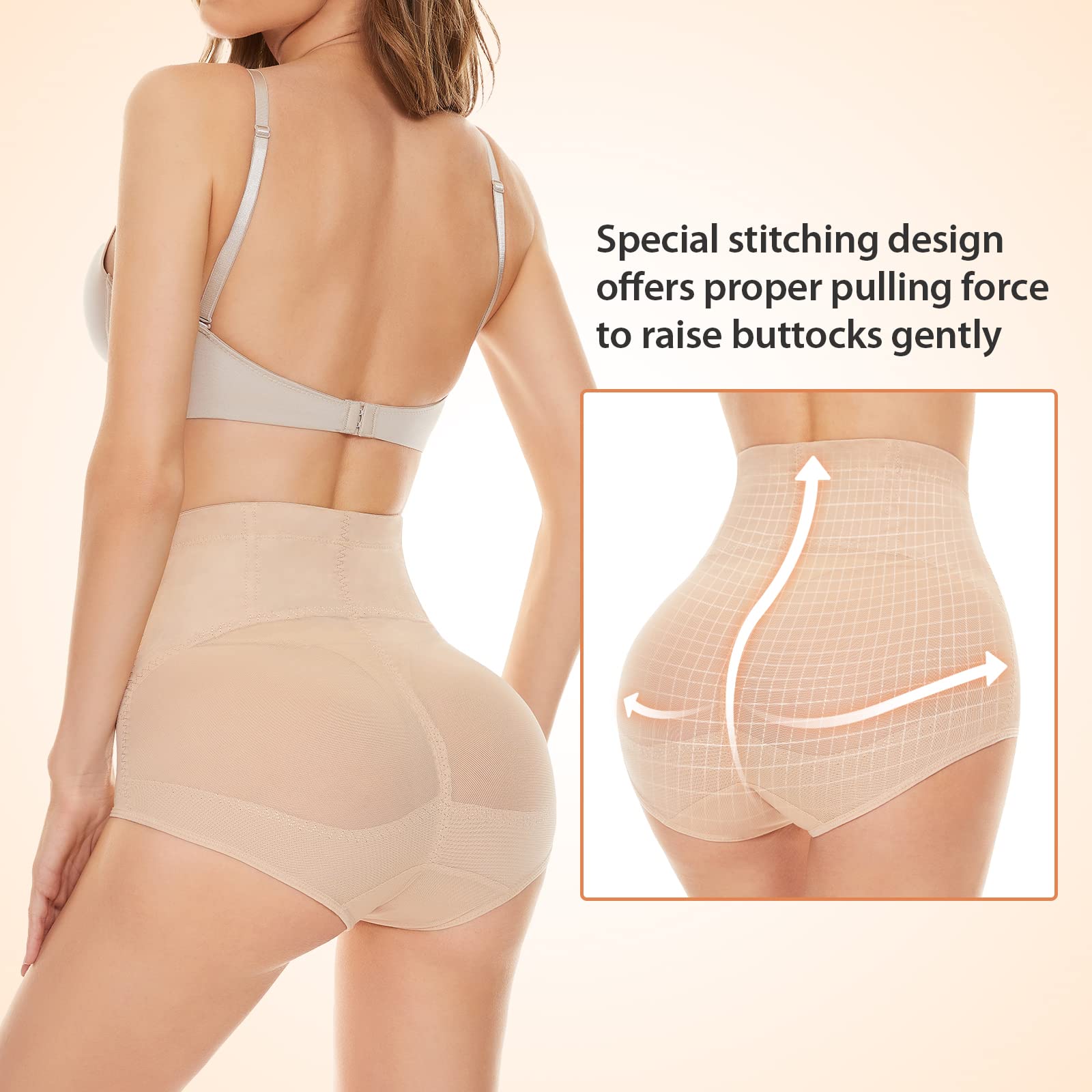 SIMIYA High Waisted Tummy Control Shapewear for Women - Firm Control Body Shaper Panties, Soft & Comfortable Postpartum Girdle - Perfect for Daily Wear, Workout & Special Occasions