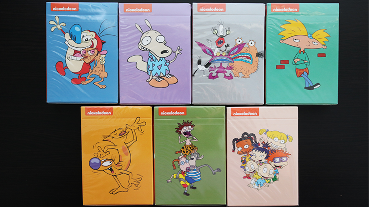 Fontaine Nickelodeon Rocko Playing Cards - Premium Collectible Deck for Cardistry, Magic & Poker - Perfect for Fans & Collectors