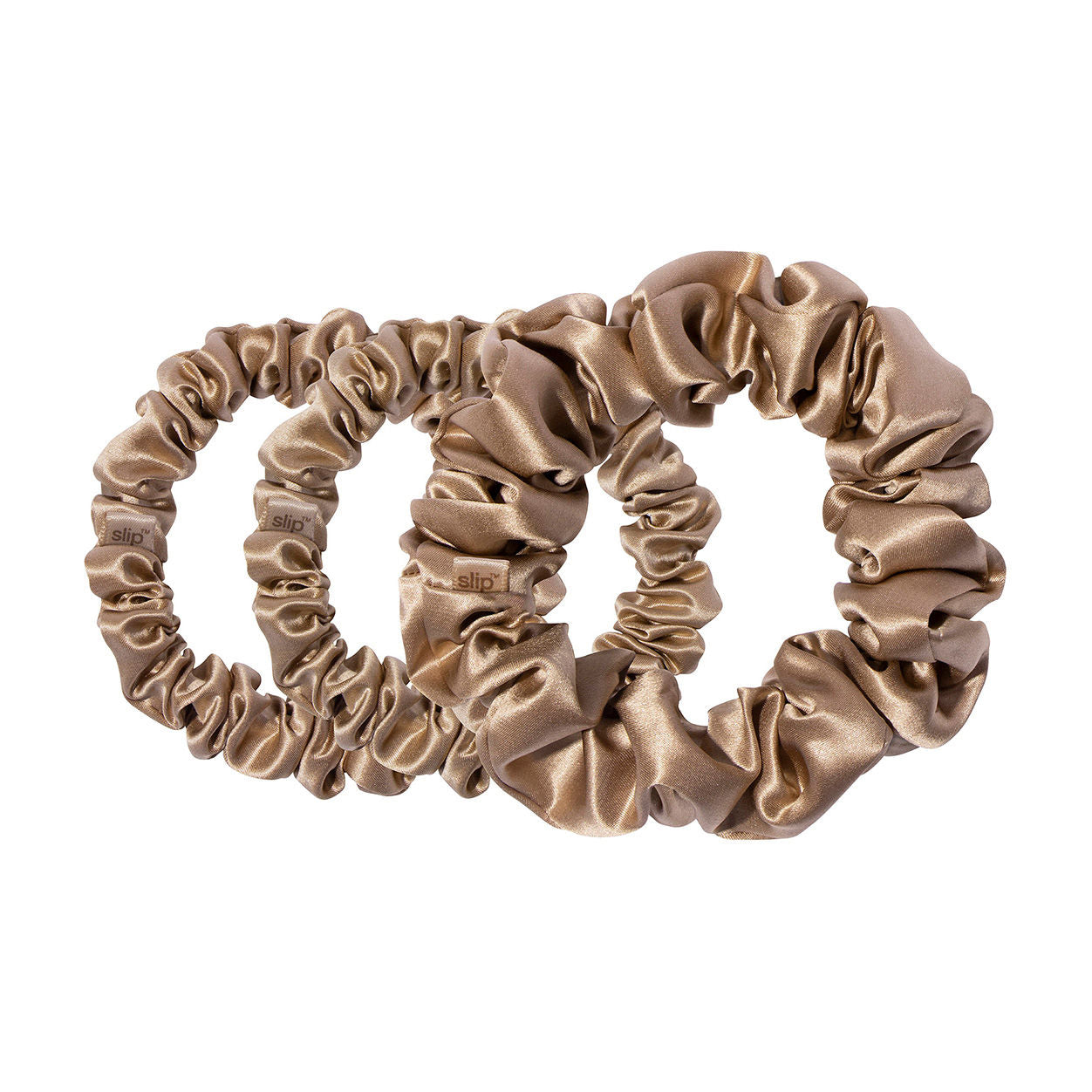 Back to Basics Assorted Scrunchies Hair Ties - Soft Elastic Hair Bands for Women & Girls - Perfect for Workouts, Yoga, School & Everyday Use