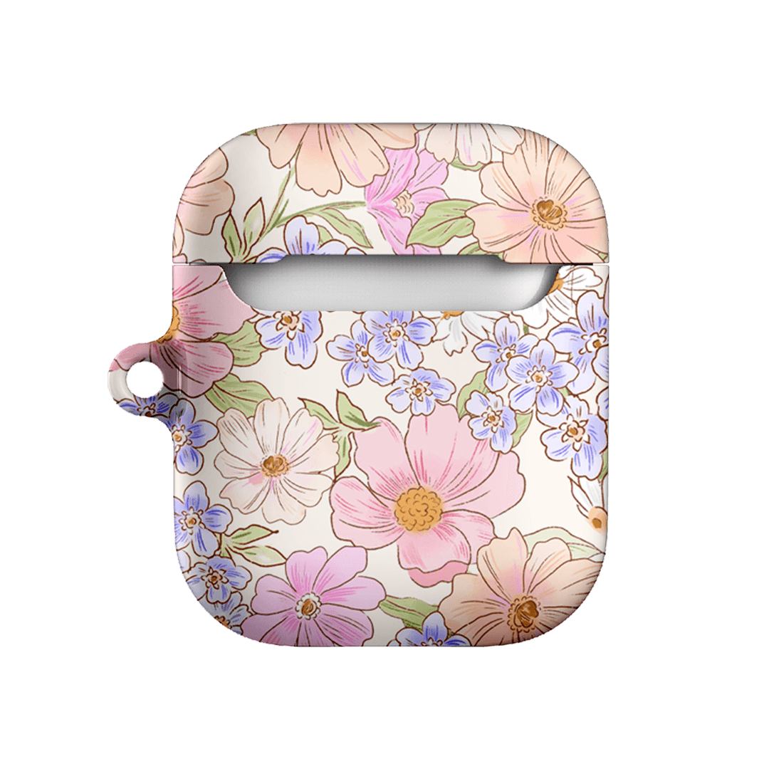 Lillia Flower AirPods Case Cover - Cute Floral Design Protective Case for Apple AirPods 1/2/3 Pro - Perfect Gift for Women Girls, Ideal for Daily Use, Travel & Work Accessories