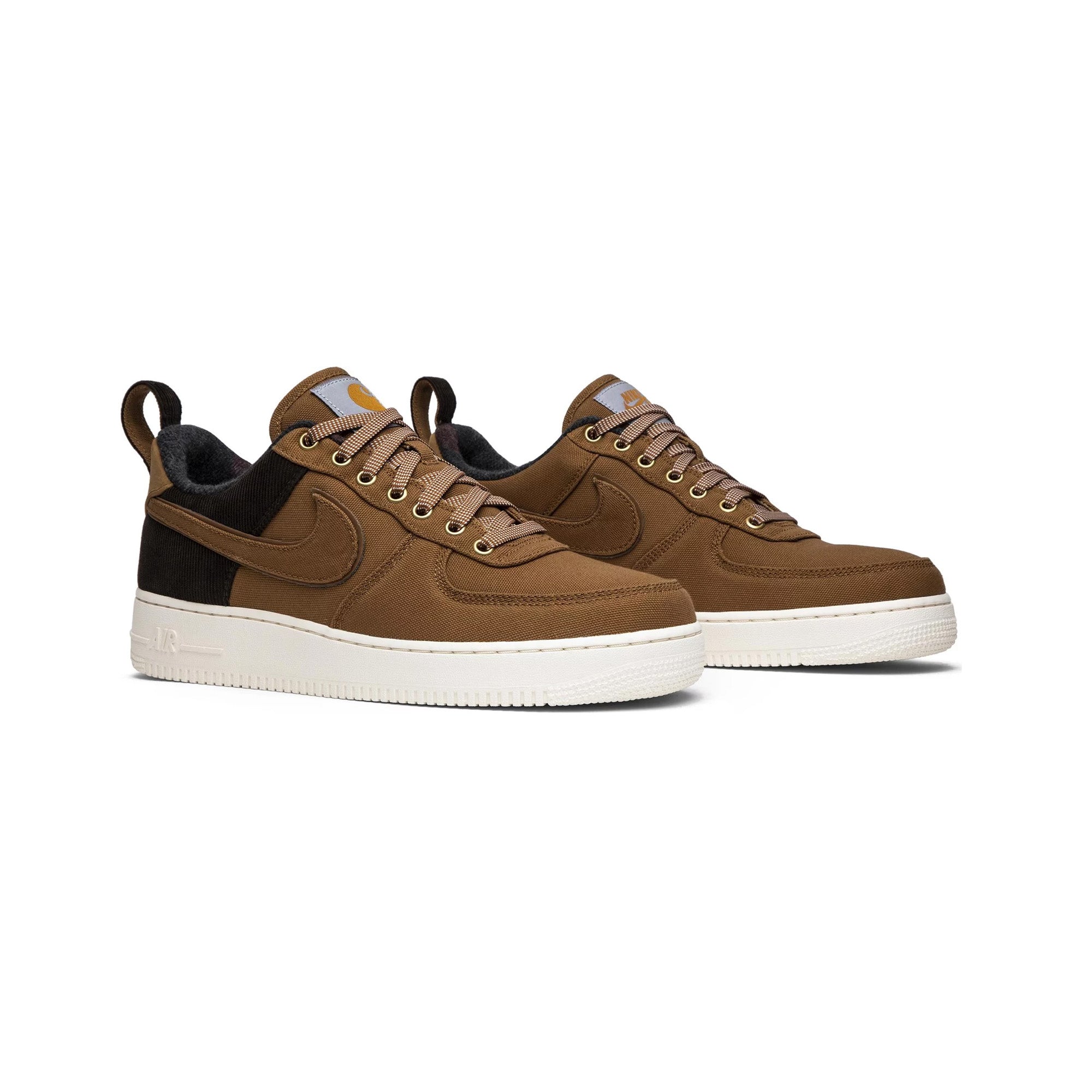 Nike Air Force 1 x Carhartt WIP 'Ale Brown' Sneakers (2018) - Men's Streetwear Fashion Shoes for Urban Style & Casual Wear