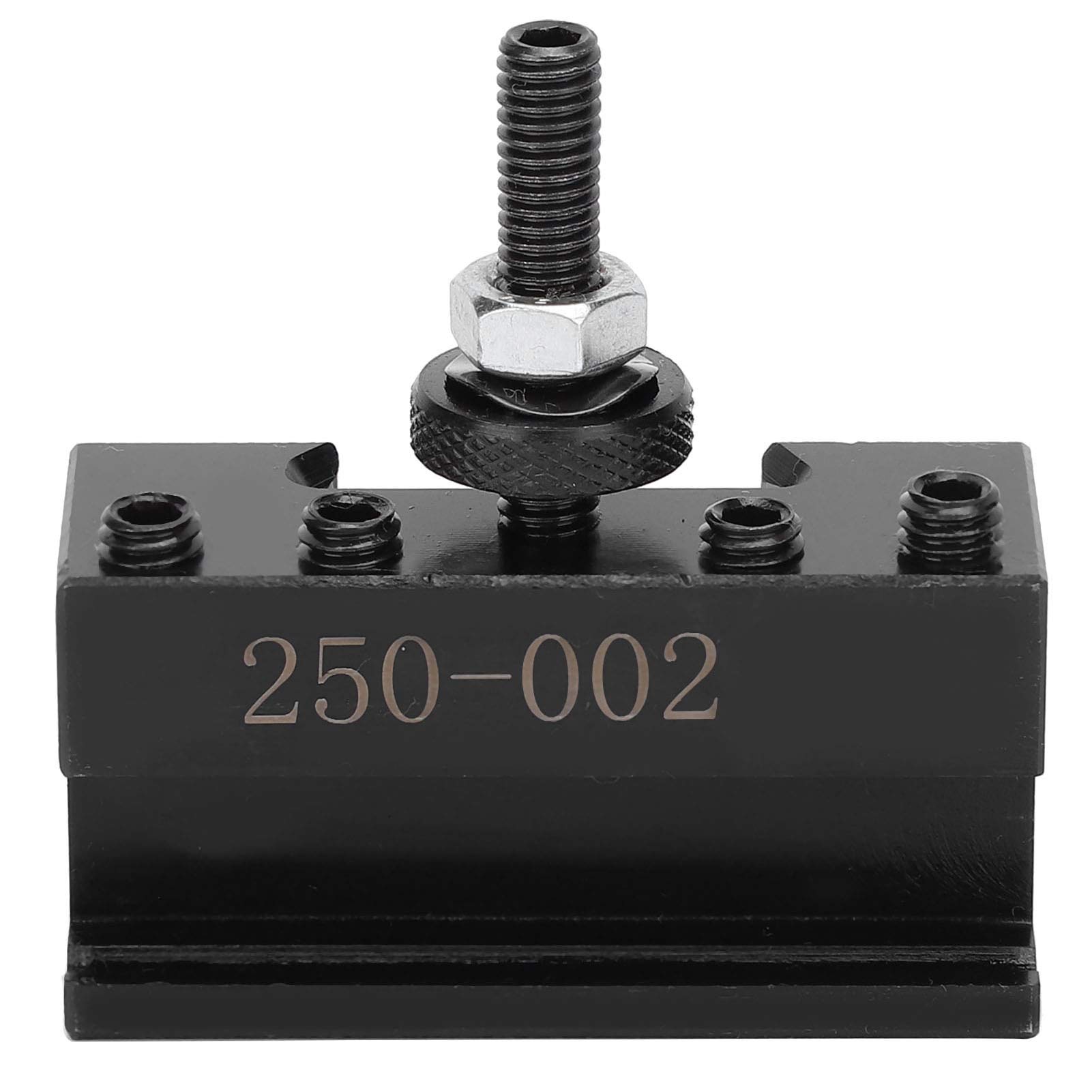 Durable 250-002 Wedge Type Tool Post & Boring Bar Holder for CNC Turning - Heavy Duty Lathe Tool Holder for Metalworking & Industrial Machining Applications