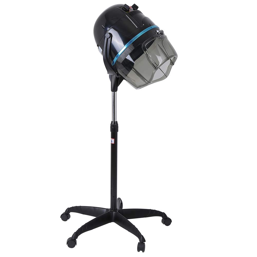 Professional Adjustable Hooded Hair Dryer with Timer & Wheels - Microdermabrasion Salon Equipment for Home & Spa Use - Perfect for Hair Treatments, Styling & Beauty Therapy