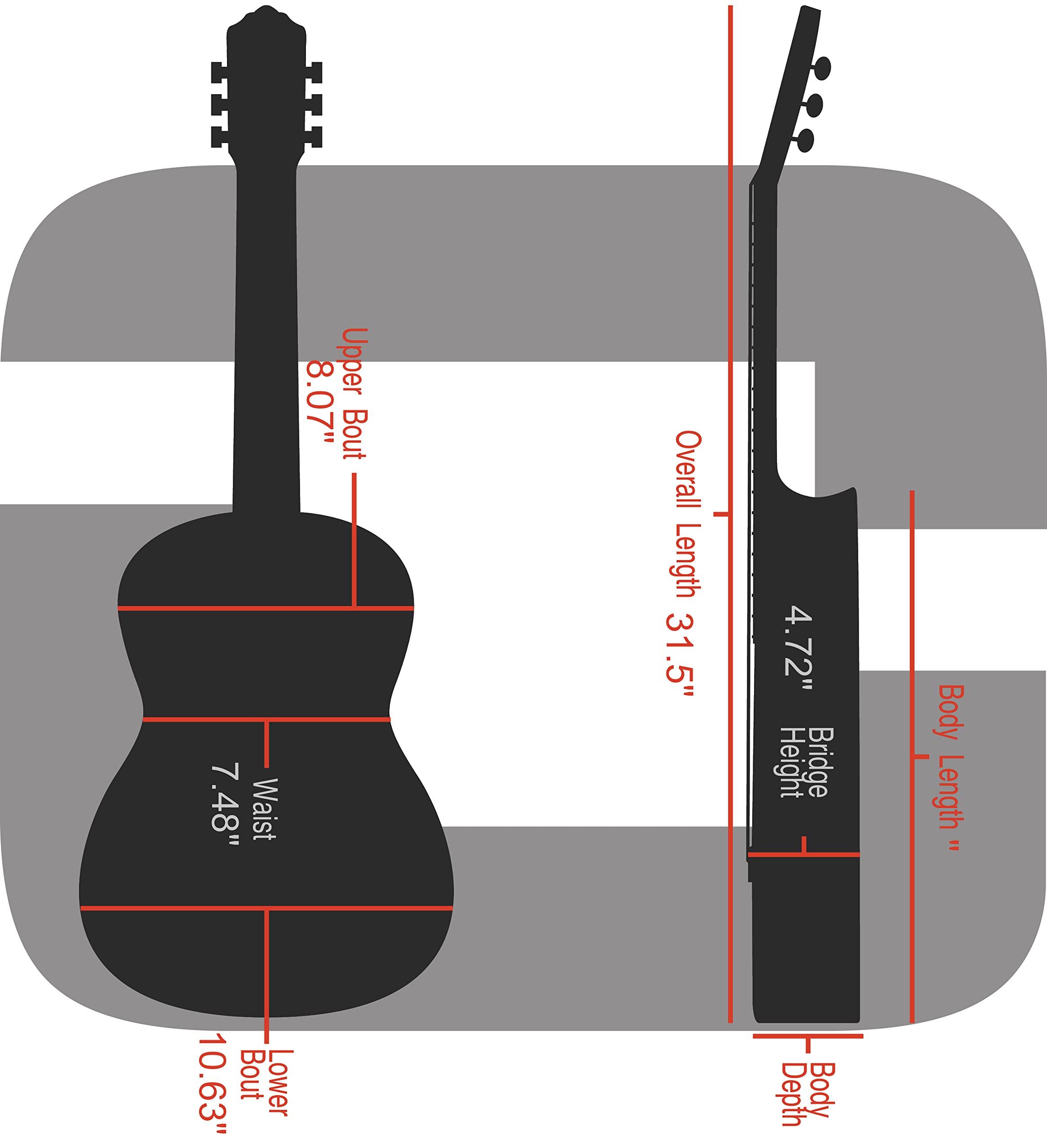 Premium Crossrock Baritone Ukulele Case with Adjustable Backpack Straps - Champagne Color (CRA800BUCH) | Durable Protection for Travel, Performances & Music Lessons
