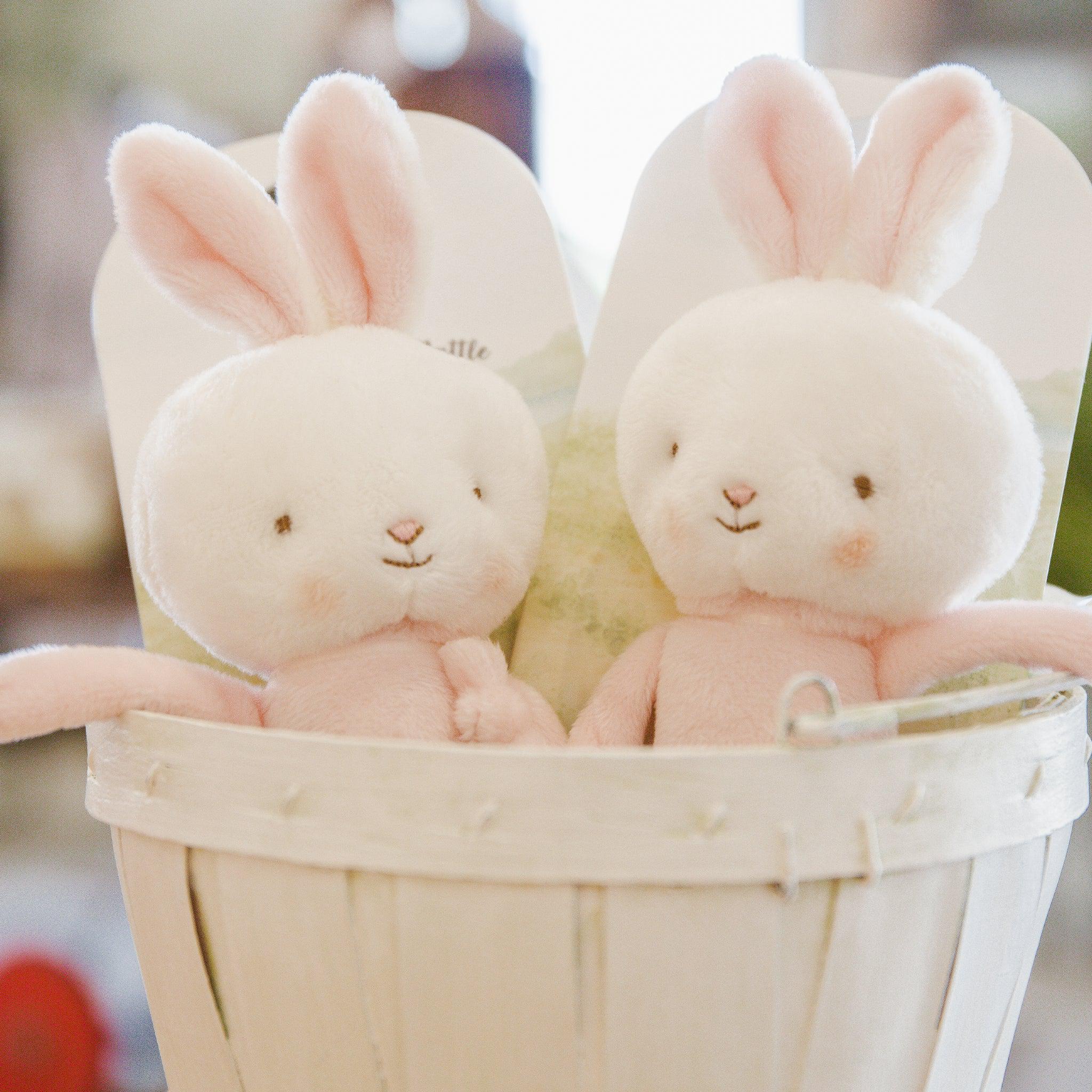 Pink Bunny Chime - Cute and Friendly Wind Chime for Garden, Patio, or Nursery Decor - Perfect Gift for Baby Showers and Easter Celebrations