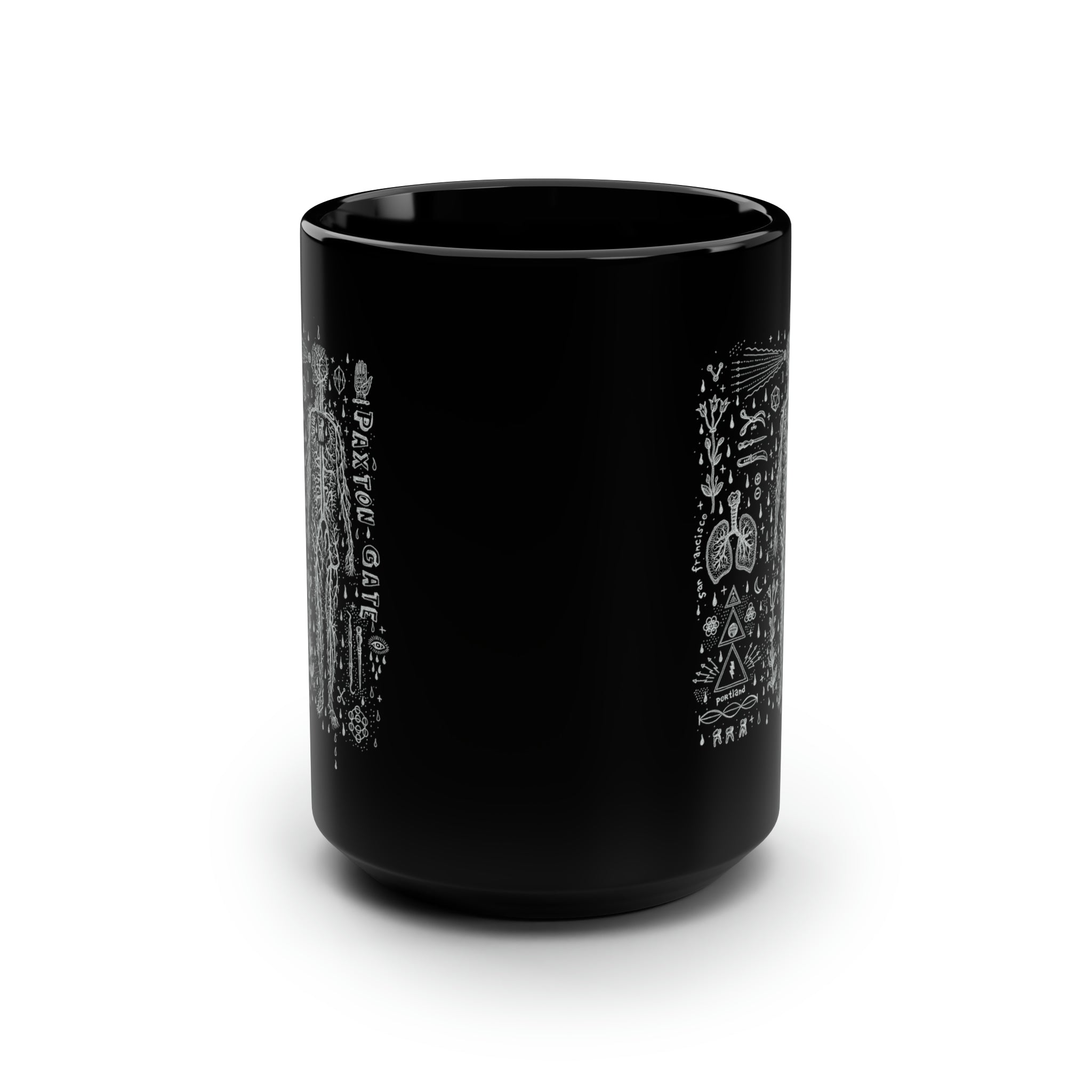 Black Daniel Martin Diaz Coffee Mug - 11oz Ceramic Travel Mug with Handle, Perfect for Home, Office & Gifts - Ideal for Coffee, Tea & Hot Beverages