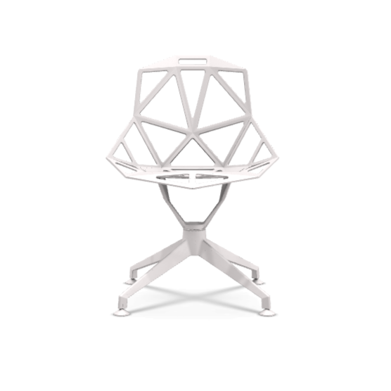4Star Non-Swivel Office Chair - Ergonomic Desk Chair with Adjustable Height for Home & Office Workspace - Comfortable Task Chair for Long Hours Sitting