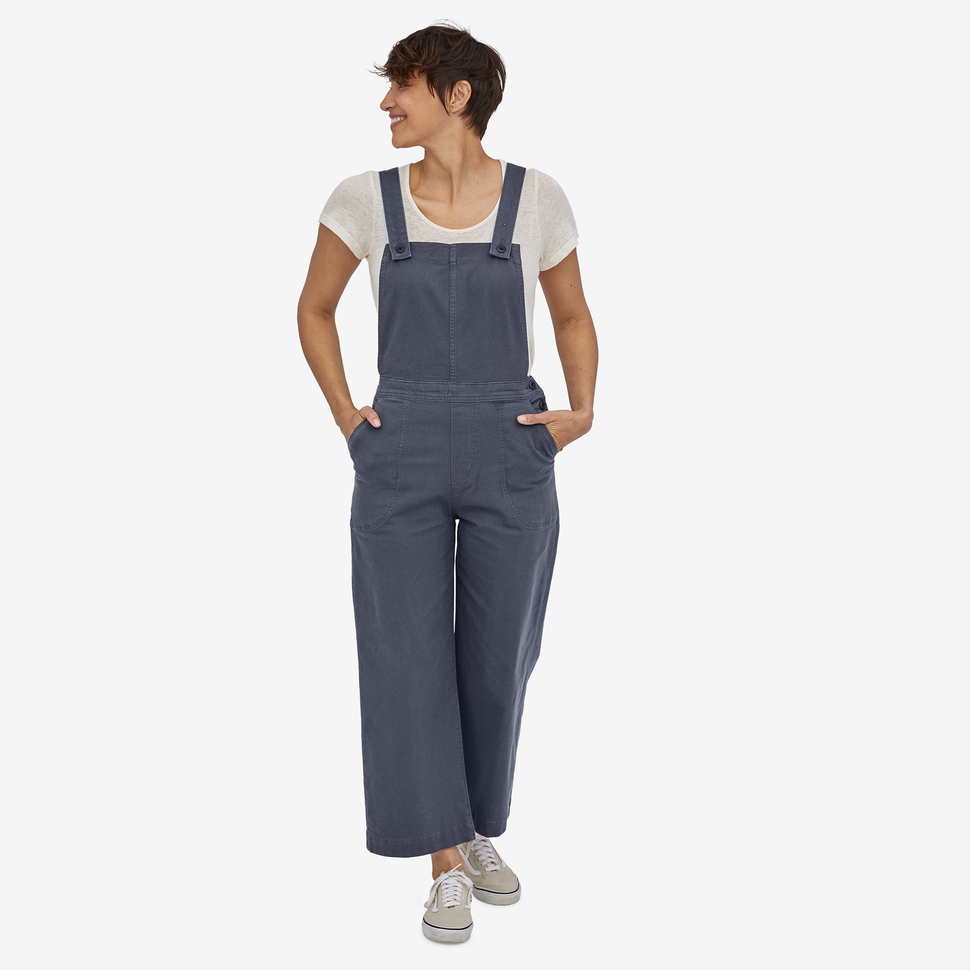 Women's Stand Up® Cropped Overalls - Denim Shortalls Jumpsuit with Adjustable Straps for Summer, Casual Wear & Outdoor Activities