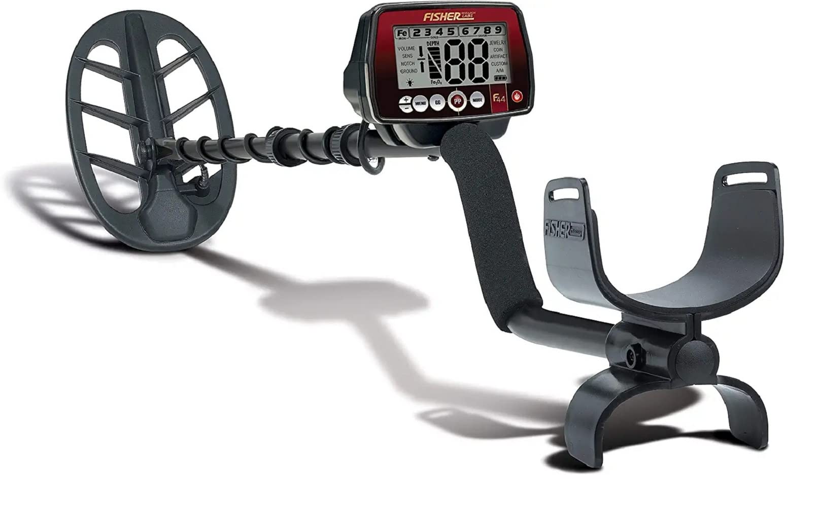 Fisher F44 Waterproof Metal Detector with 11