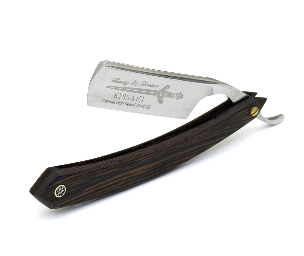 Premium Kissaki Straight Razor - German High-Speed Steel Blade for Professional Shaving & Grooming | Perfect for Barbershops, Home Use & Gift for Men