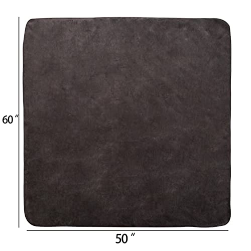 Waterproof Dog Blanket - Soft Reversible Plush Pet Blanket for Couch, Bed & Car - Washable Furniture Protector for Large Dogs & Cats - Dark Coffee Brown - Perfect for Home, Travel & Outdoor Use