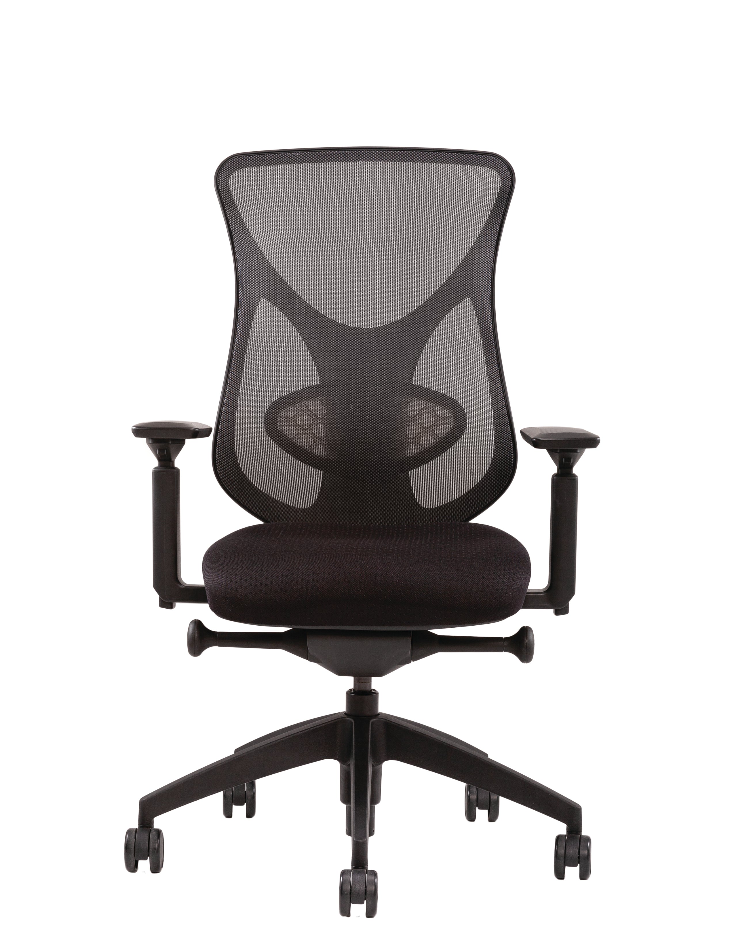 MIDCELLI 2800 Series Black Mid Back Mesh Office Chair - Ergonomic Support for Home & Office Workspaces
