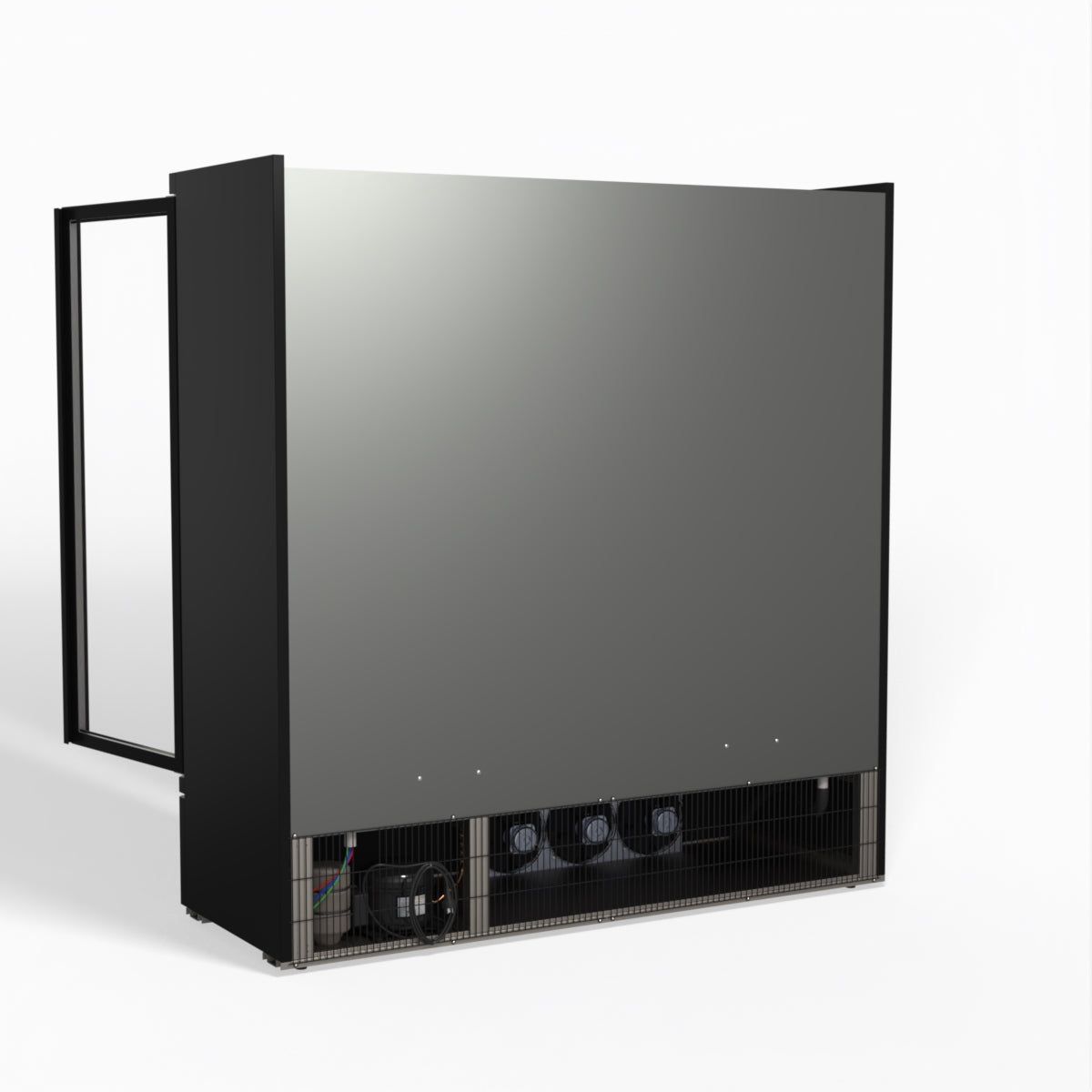 AG Supermarket 3 Glass Door Commercial Upright Display Refrigerator 1539L - Perfect for Grocery Stores, Restaurants & Convenience Shops