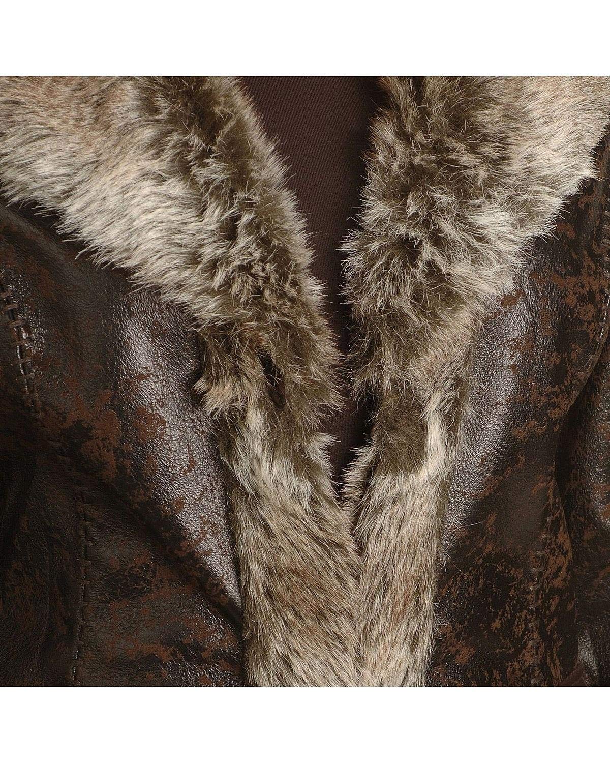 Scully Women's Faux Leather and Fur Jacket - 8013 | Stylish Winter Coat for Women | Perfect for Casual Outings, Date Nights & Cold Weather Fashion