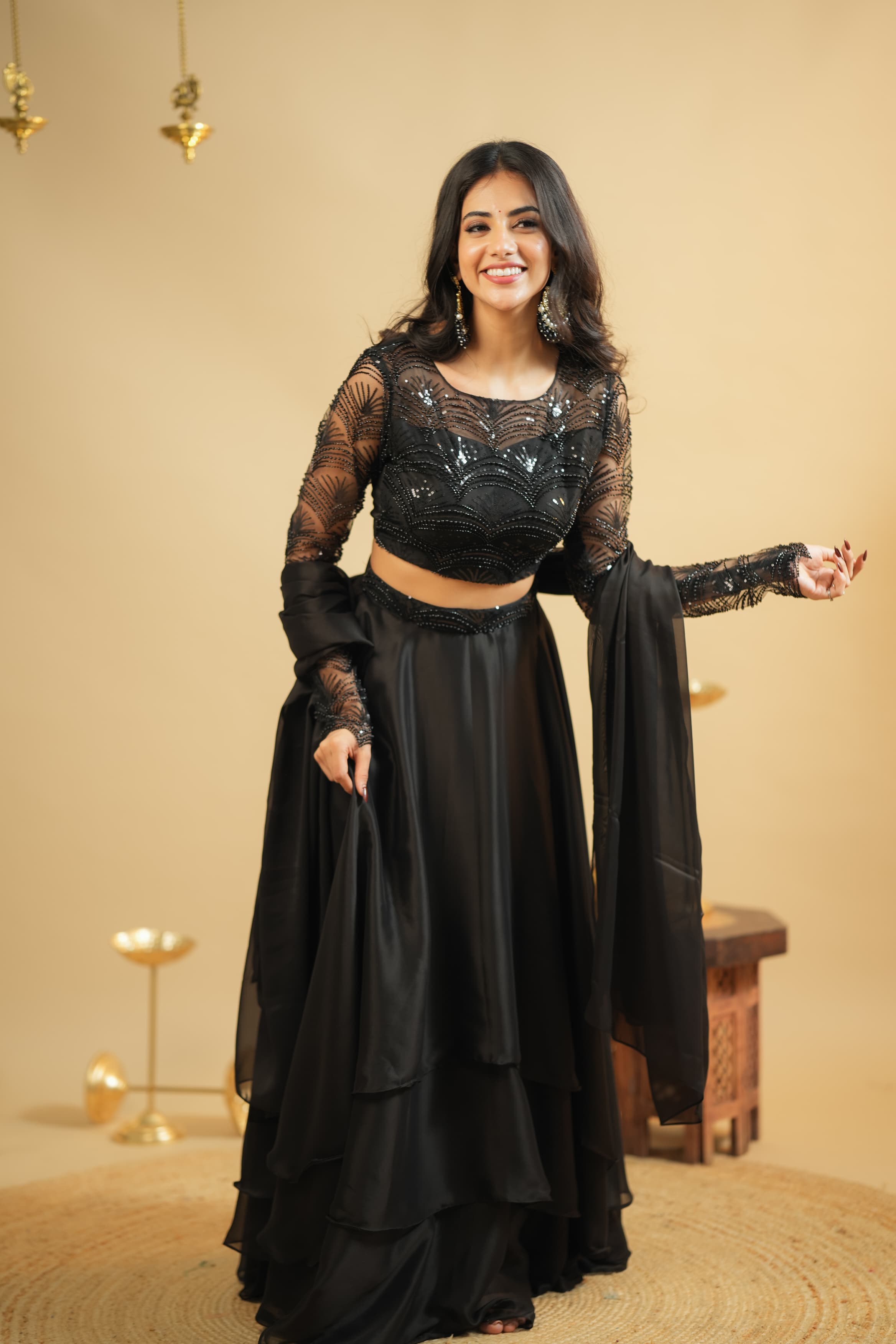 DD761 Vinisha Premium Designer Lehenga Choli for Women - Elegant Indian Bridal Wear for Weddings, Festivals & Special Occasions