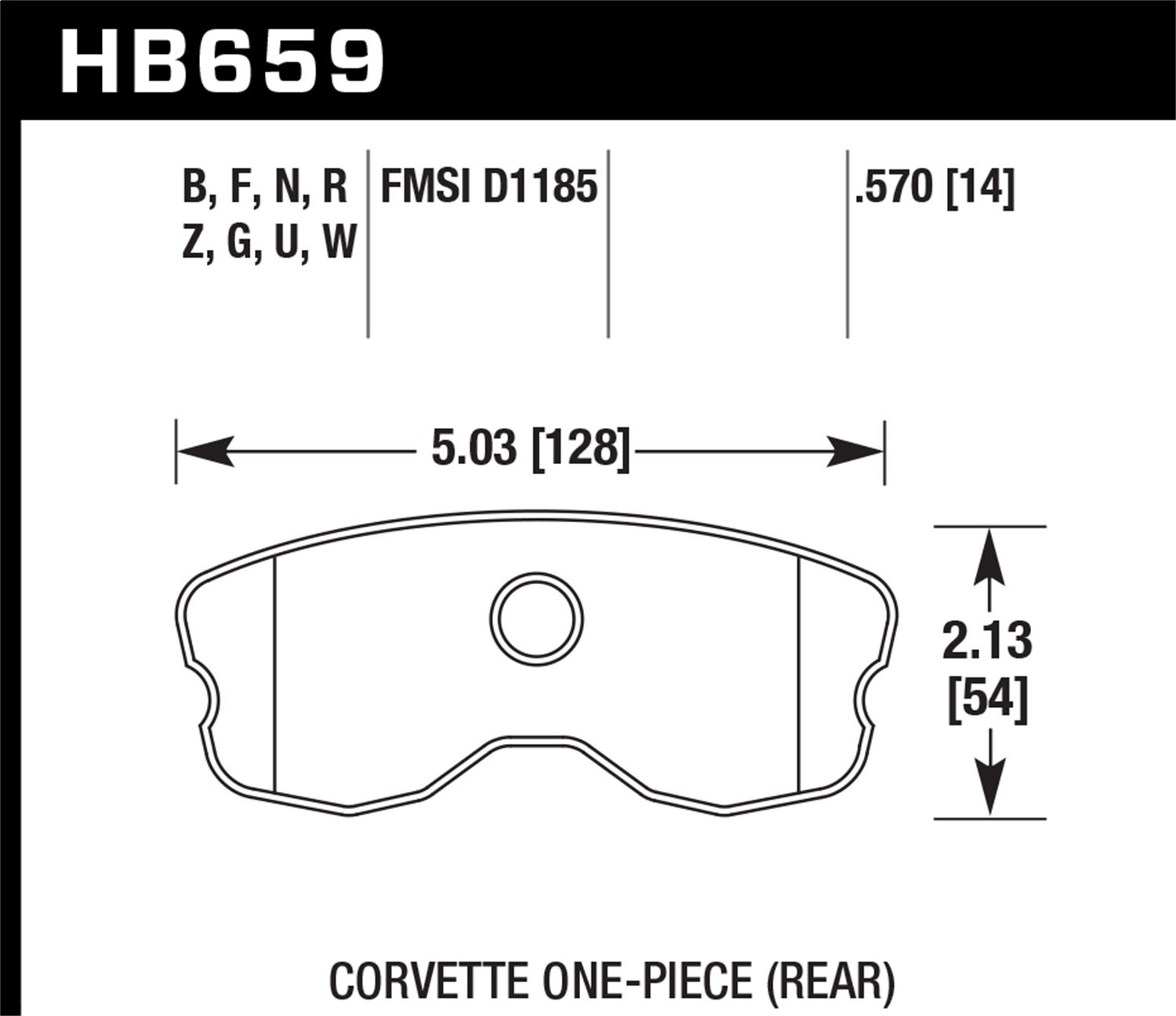 HB659Z.570 Ceramic Brake Pads for Cars & Trucks - High Performance, Low Noise, Dust-Free - Perfect for Daily Commuting & Highway Driving