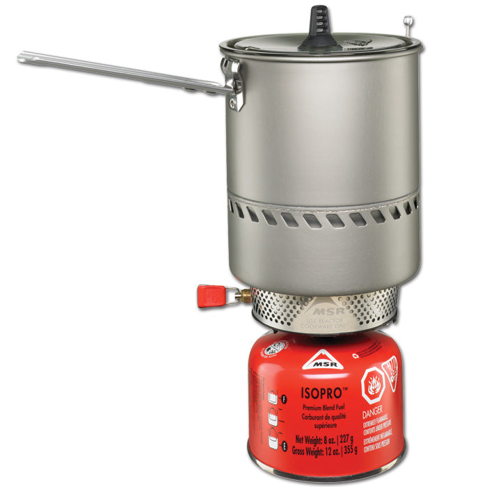 MSR Reactor 1.7L Stove System - Ultralight Backpacking Stove for Camping, Hiking & Outdoor Cooking | Fast Boiling Water for Meals & Beverages