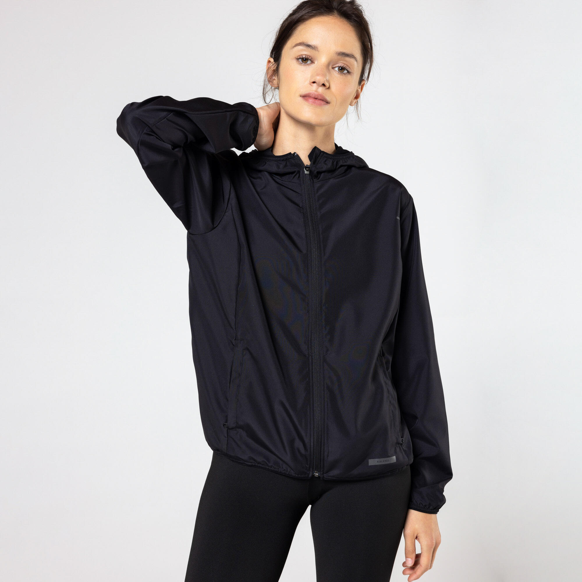 Kiprun Women's Run 100 Windproof Running Jacket - Lightweight Water-Resistant Trail Running Coat for Outdoor Jogging & Hiking - Perfect for Cold Weather Training & Mountain Adventures