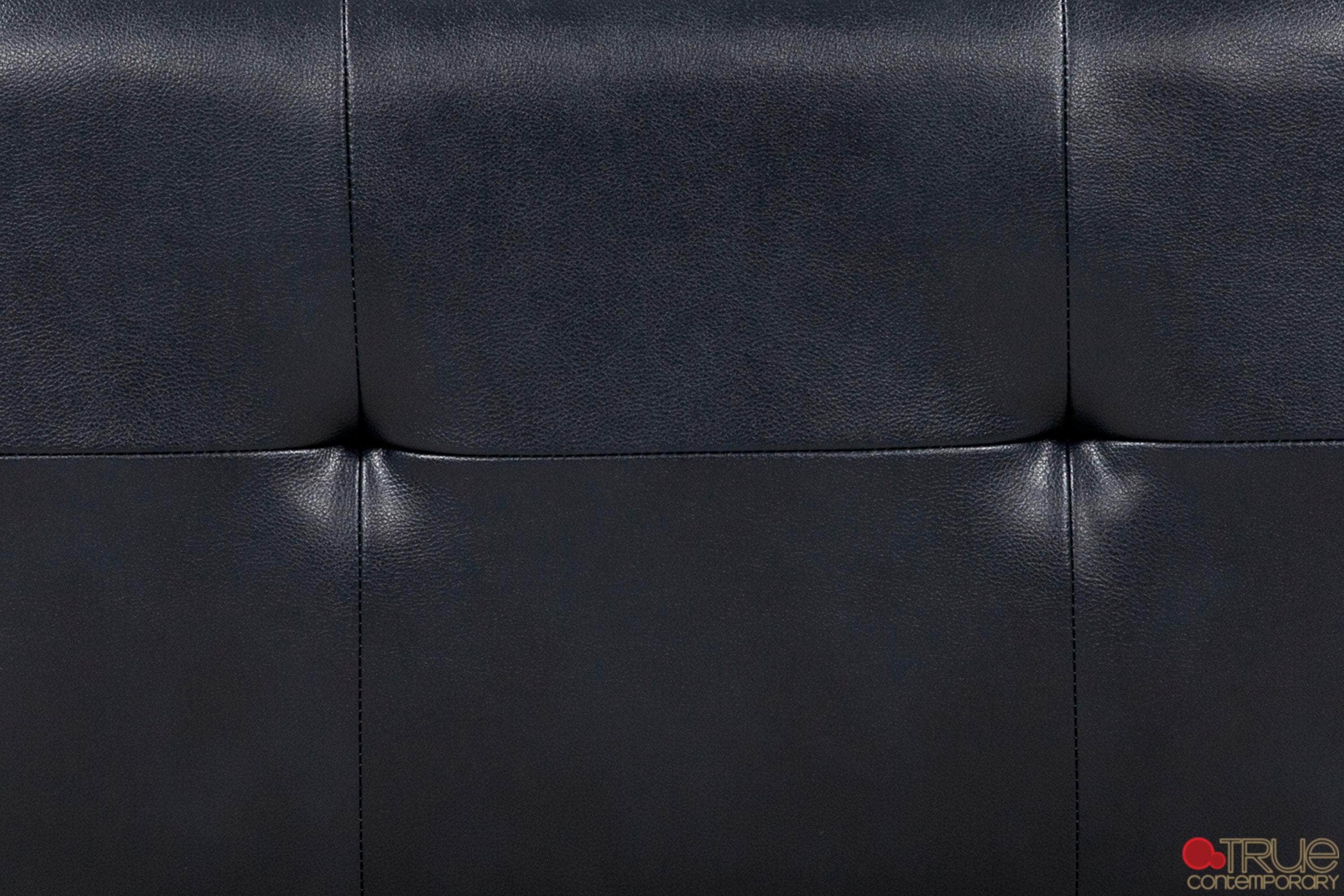 William 3-Piece Tufted Faux Leather Sofa Set with Loveseat - 2 Color Options | Modern Living Room Furniture for Small Spaces & Apartments