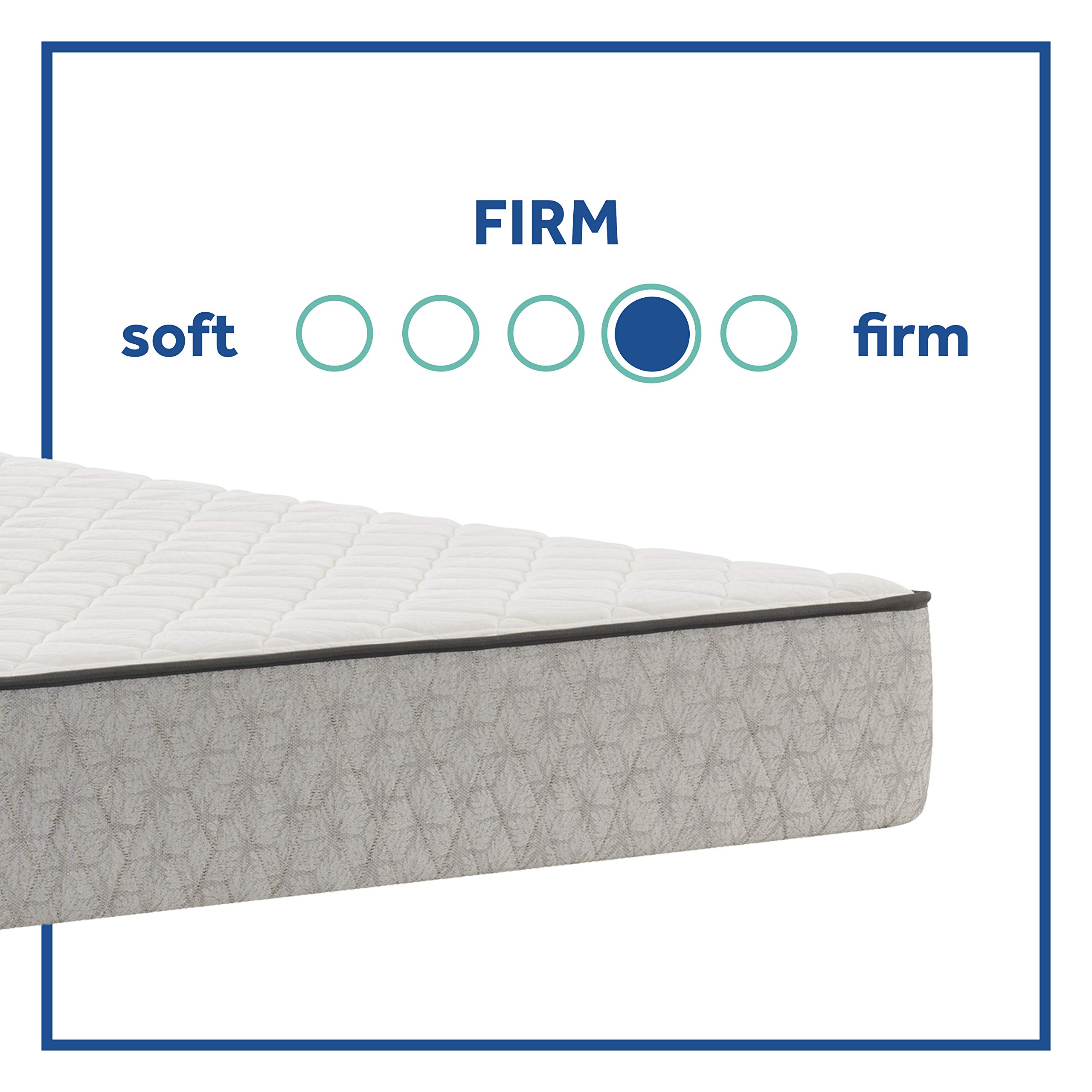 Sealy Essentials Firm Feel Twin XL Mattress - Supportive Spring & Summer Cooling Bed for Hot Sleepers - Perfect for Guest Rooms, Dorms & Small Spaces