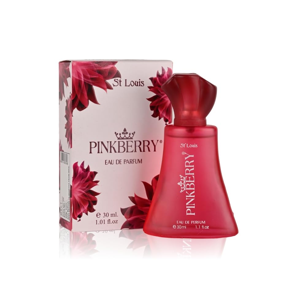St. Louis Pink Berry Perfume for Women - 30ml Floral Fruity Fragrance, Long Lasting Eau de Parfum - Perfect for Date Night, Office & Everyday Wear