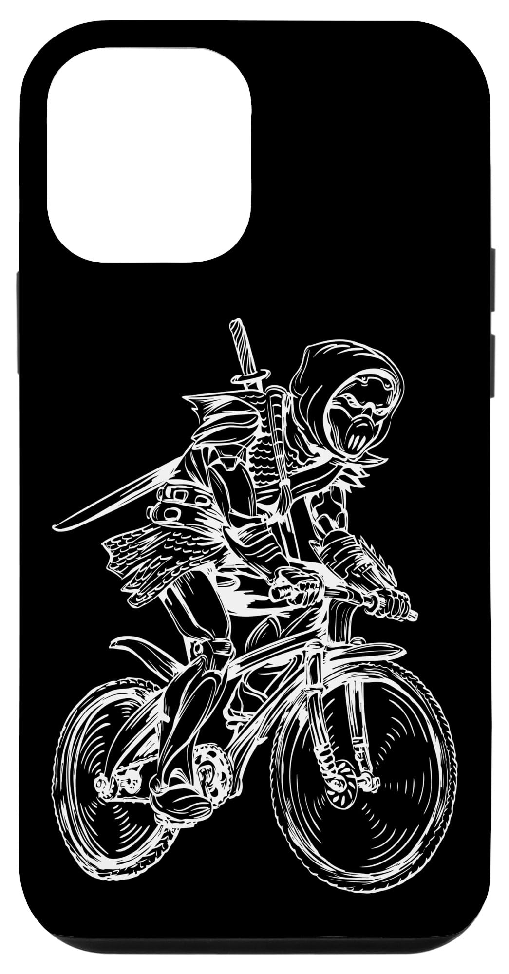 iPhone 12 Mini SEEMBO Ninja Cycling Bike Case - Shockproof Protective Phone Cover for Mountain Biking, Road Cycling & Outdoor Sports