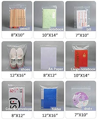 Reusable Zip Lock Plastic Bags for Storage - 2x3 Inch Small Resealable Pouches (100 Pack, Clear) - Perfect for Snacks, Jewelry, Crafts & Travel Organization
