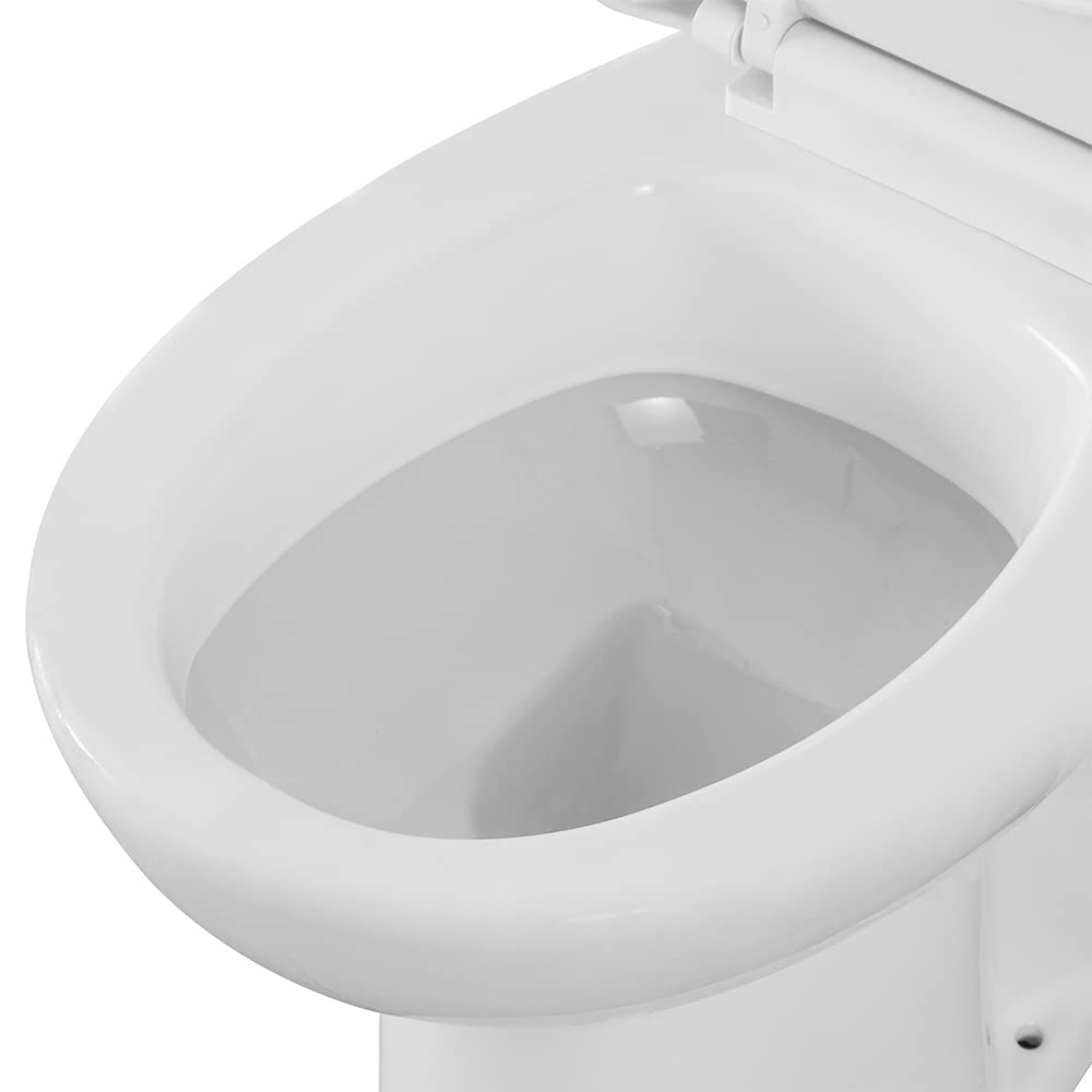 Clara Series Complete Bathroom Set - Toilet, Bidet, Sink with Column & Toilet Cover | Modern Bathroom Fixtures for Home Renovation | Perfect for Small Bathrooms & Apartments