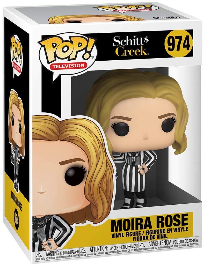 Schitt's Creek Moira Rose Funko Pop! Vinyl Figure with Pop Box Protector Case - 3.75 Inch Collectible Toy for Fans, TV Show Merchandise - Perfect for Display, Gifts, and Pop Culture Collections