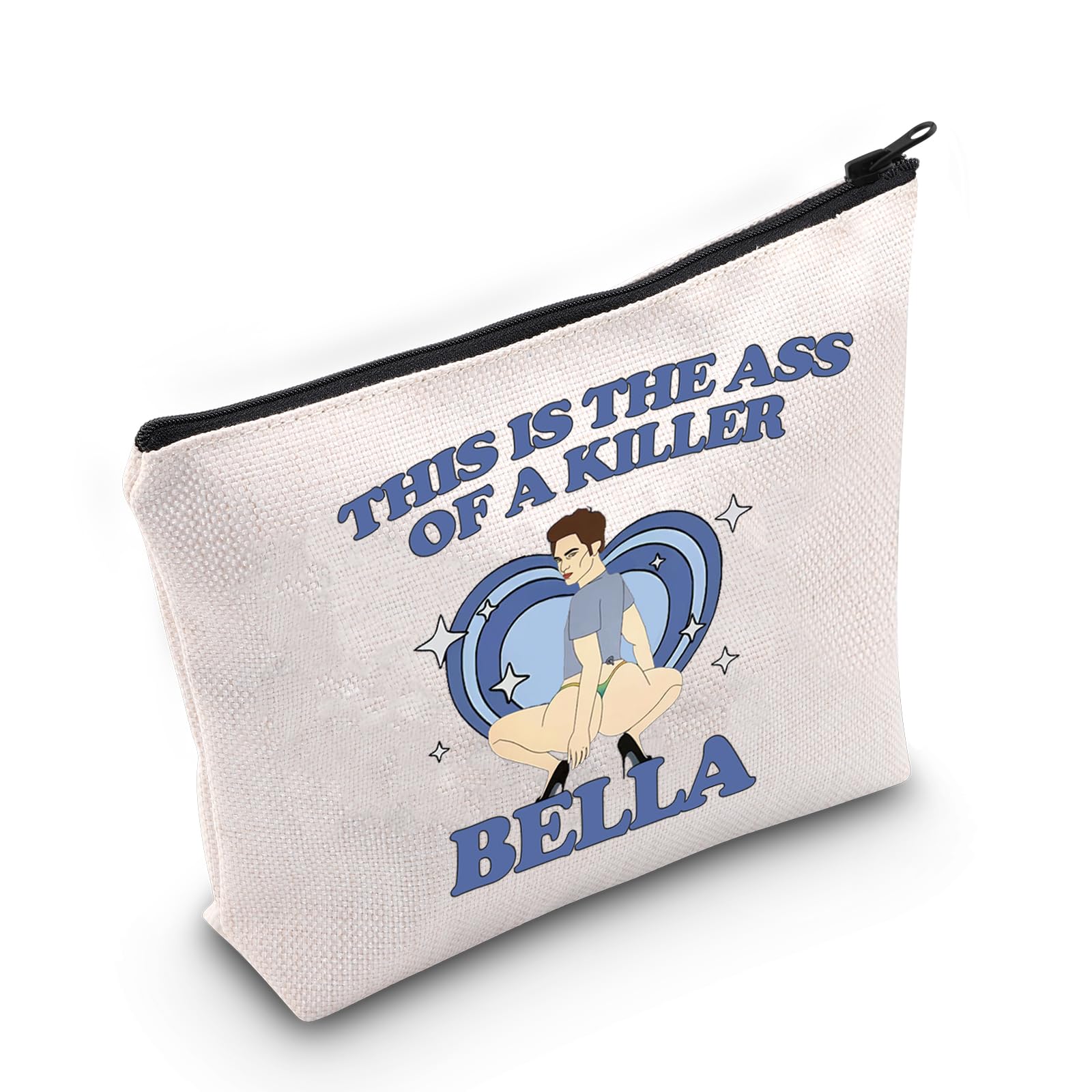 TSOTMO Vampire Werewolf Makeup Bag - Edward & Bella Movie Merchandise Gift for Twilight Fans | Perfect for Cosplay, Halloween & Movie-Themed Parties