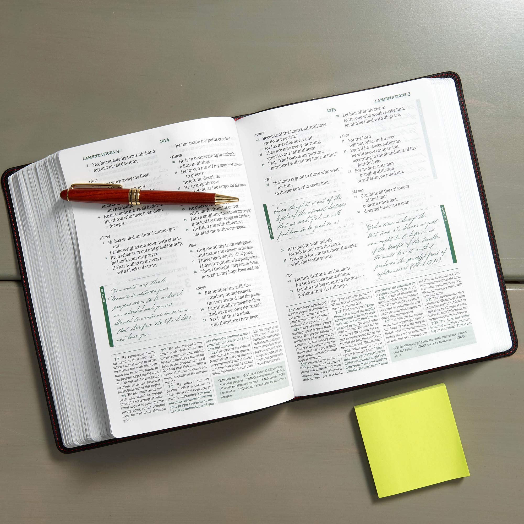 CSB Spurgeon Study Bible - Genuine Black Leather, Black Letter Edition with Study Notes, Commentary, Quotes & Sermon Outlines | Easy-to-Read Serif Font | Perfect for Bible Study, Sermon Preparation & Personal Devotion
