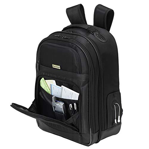 Durable 16 Inch Laptop Backpack for High School & College Students - Water Resistant Computer Bag with USB Charging Port - Perfect for School, Work & Travel (Black)