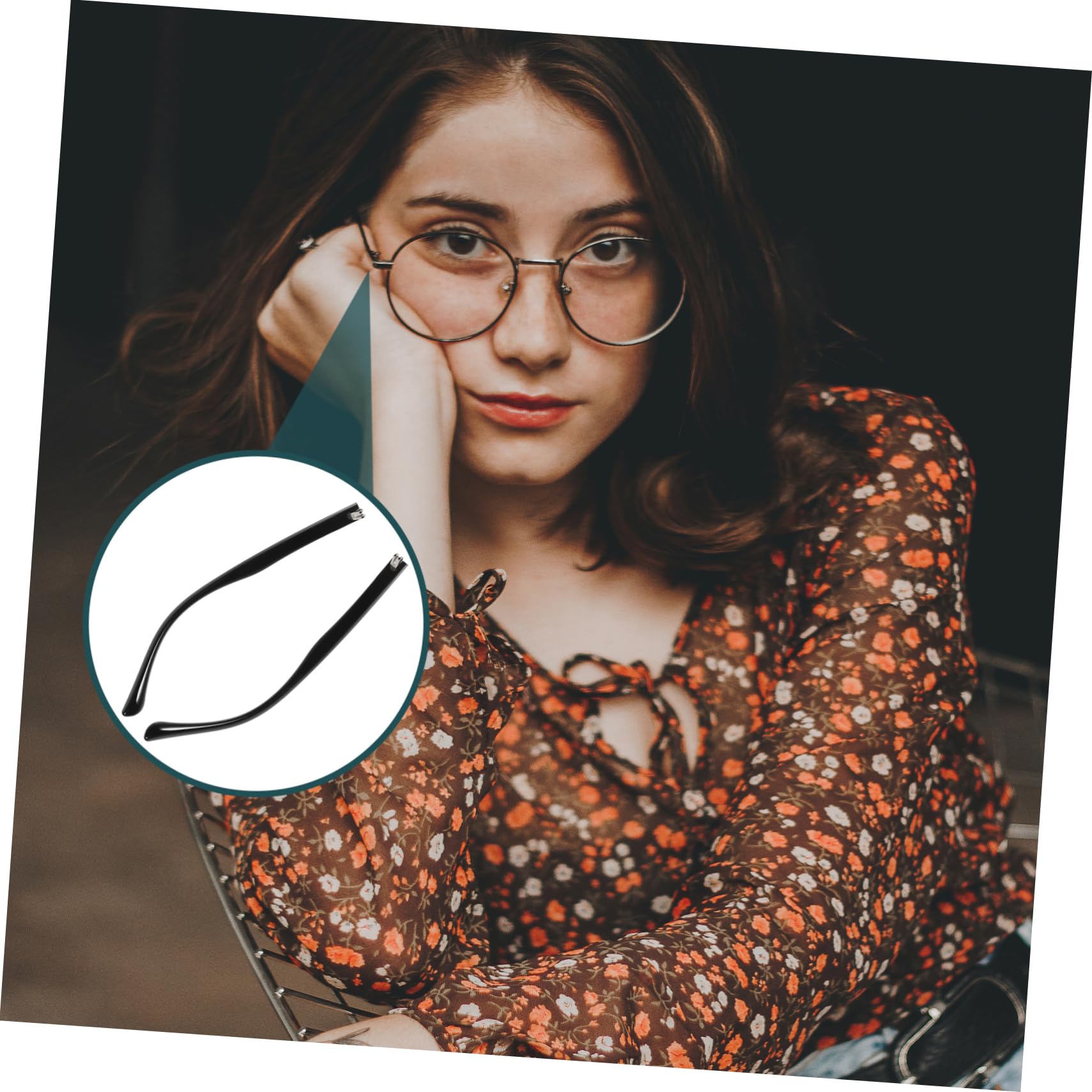 **MAGICLULU Universal Metal Glasses Replacement Arms – Durable Glasses Repair Kit for Eyewear Accessories & Replacement Parts – Perfect for Broken Temple Repair at Home, Office, or Travel**