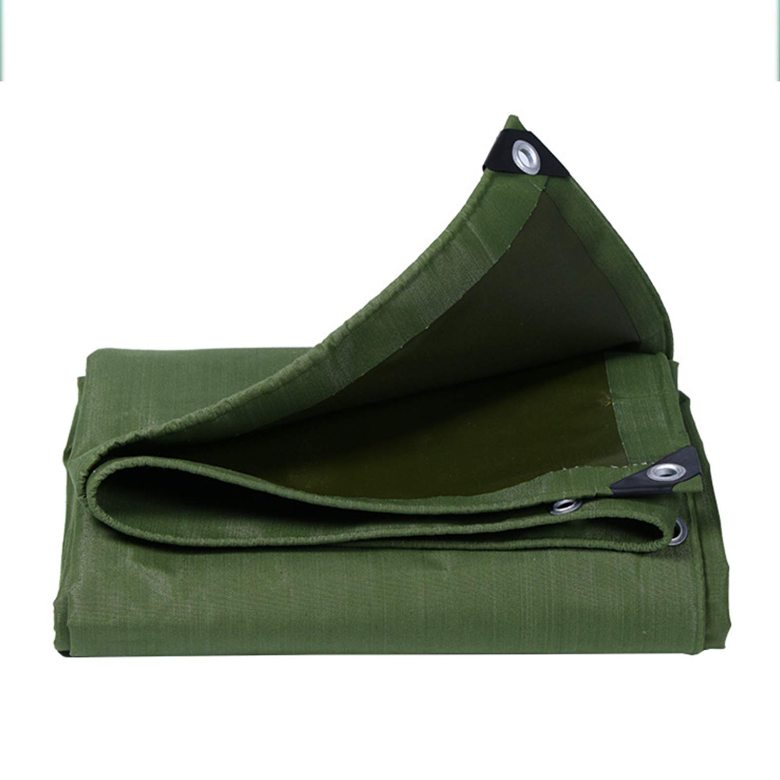 Heavy Duty Waterproof Canvas Tarp 7x20ft - Truck Cover with Aluminum Grommets, Thick Durable Tarpaulin for Roof, Outdoor, Patio, Camping & Construction Use