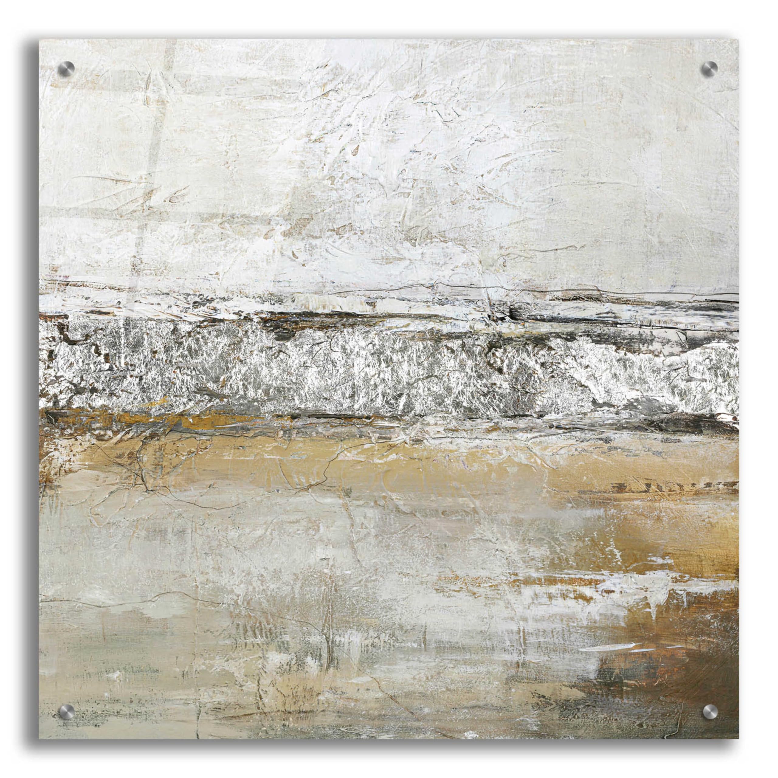 Epic Art 'Low Limit Silver' by Design Fabrikken - 24x24 Inch Modern Acrylic Glass Wall Decor for Living Room, Bedroom & Office - Contemporary Scandinavian Home Artwork