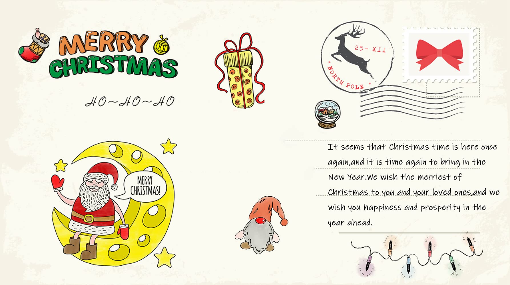 Christmas Clear Stamps Set - Santa Claus & Snowman Silicone Stamps for Card Making, Scrapbooking, DIY Crafts, Embossing, Holiday Decorations - Perfect for Greeting Cards, Gift Wrapping & Christmas Albums