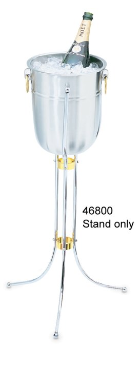 Vollrath Stainless Steel Wine Bucket Stand - Chrome Plated Bar Accessory for Restaurants, Bars & Home Entertaining