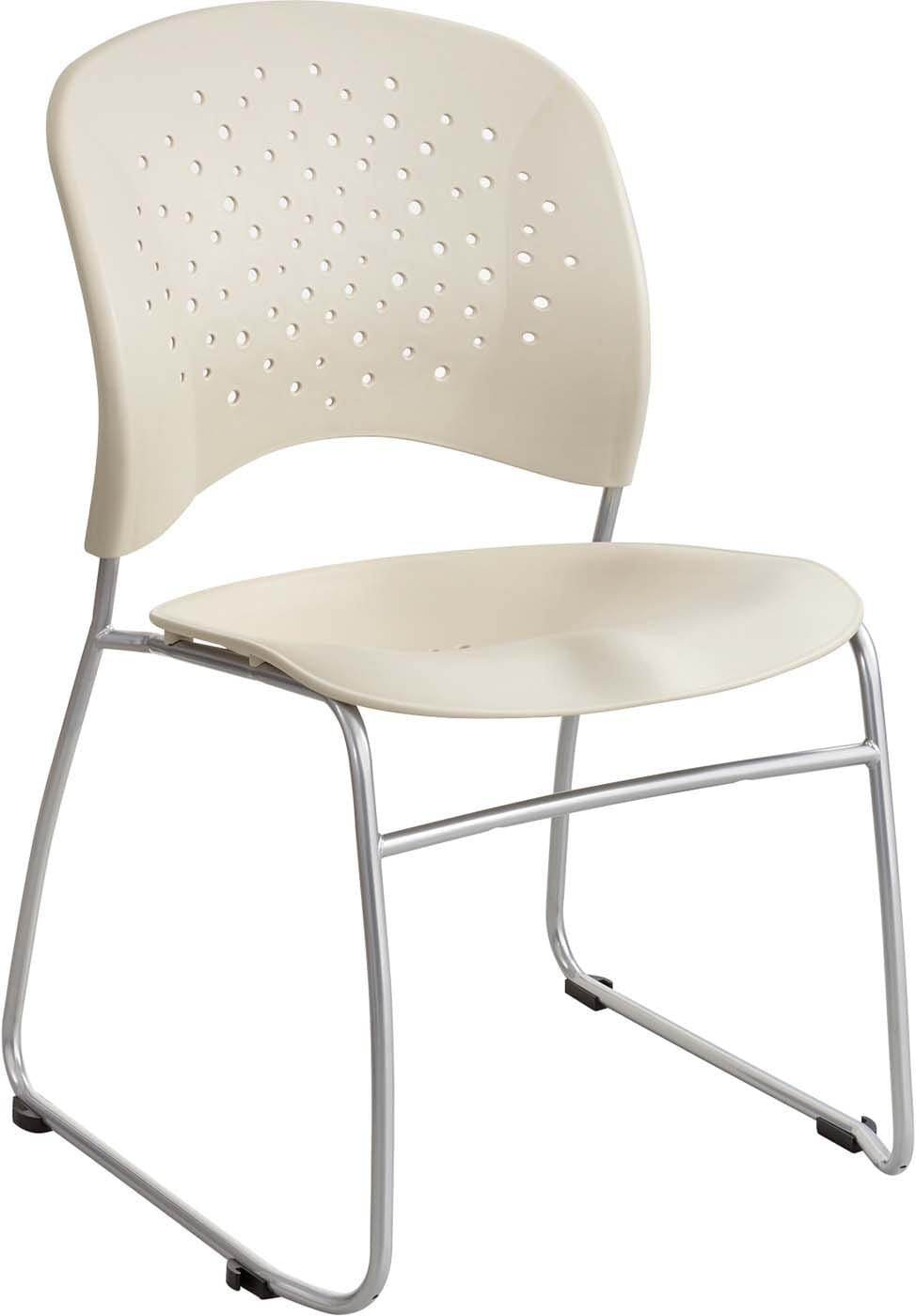 Reve™ Guest Chair with Sled Base and Round Back - Set of 2 (6804) - Perfect for Office, Conference Room, and Waiting Area Seating