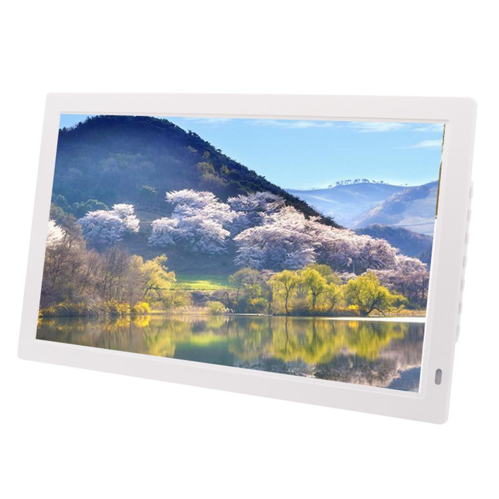 JTPMYFT 22-inch Smart Digital Photo Frame with HD IPS Screen - WiFi Cloud Digital Picture Frame for Home & Office (White) | Perfect for Family Memories, Wedding Displays & Office Decor