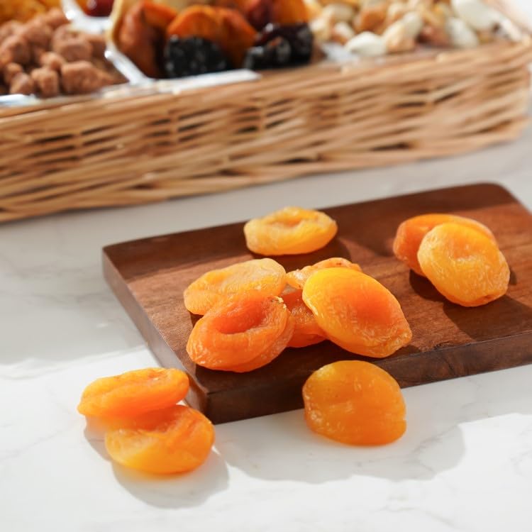 Broadway Basketeers Premium Dried Fruit & Nut Gift Basket - Healthy Snack Box for Holidays, Birthdays, Sympathy, Get Well & Corporate Gifting | Perfect for Office, Home & Special Occasions